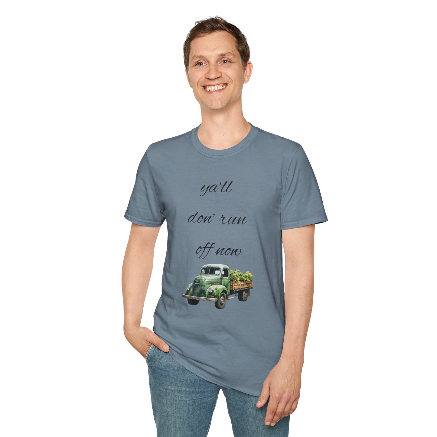 Vintage Truck Inspirational T-Shirt, Gardening Gift, Country Style Apparel, Unisex Tee, Perfect for Nature Lovers