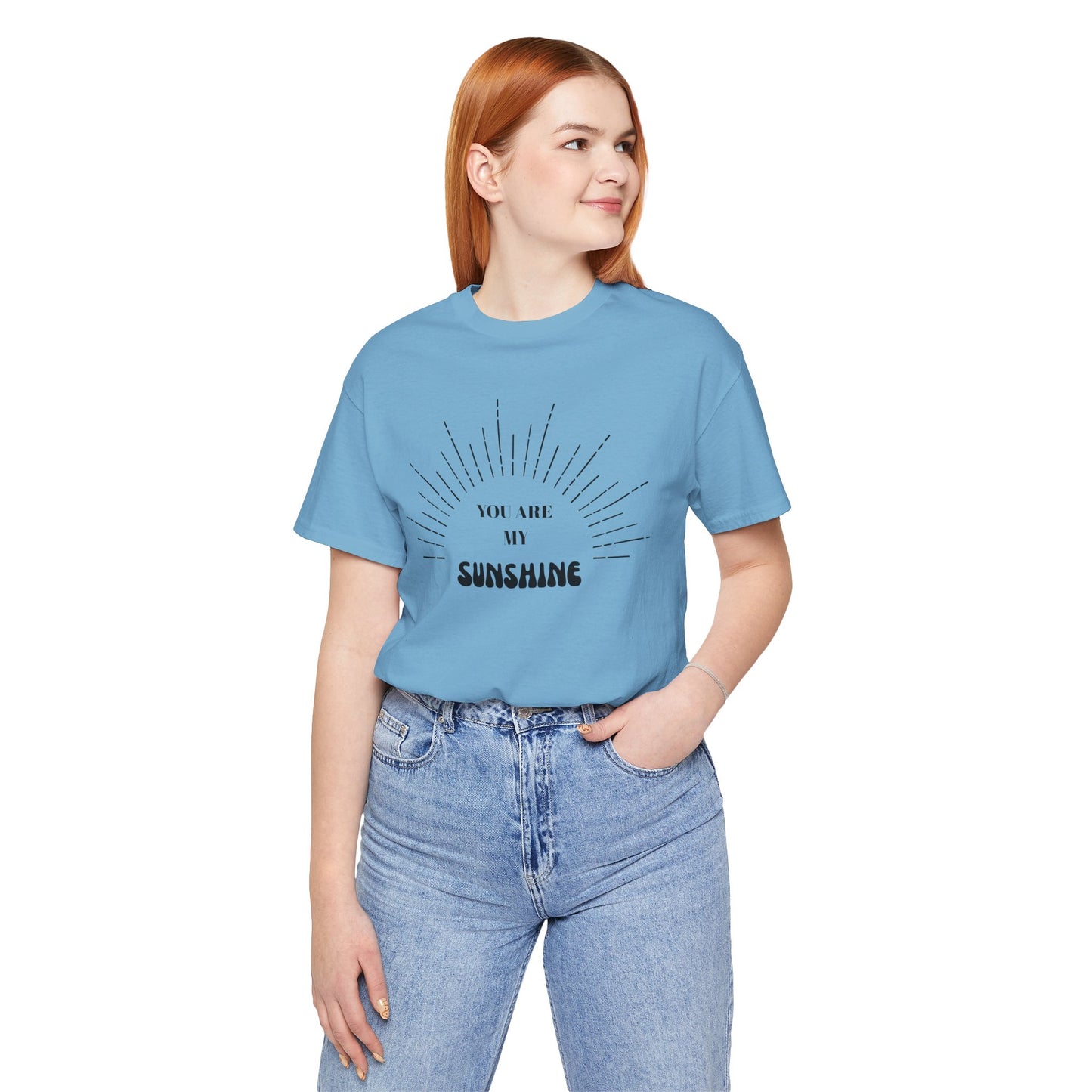 You Are My Sunshine Unisex Tee - Cute Gift, Casual Wear, Summer Style, Family Matching, Positive Message Shirt