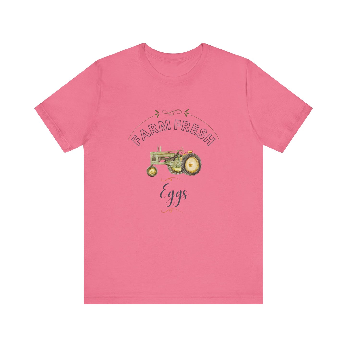 Egg Farm Unisex Tee with Tractor Design