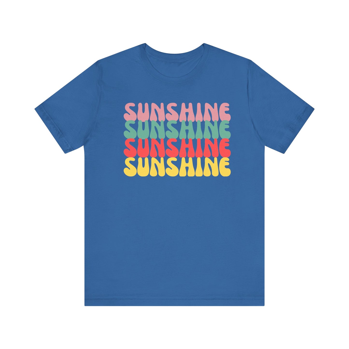 Sunny Vibe Unisex Tee, Summer T-Shirt, Beachwear, Gift for Her, Casual Wear, Fun Graphic Tee