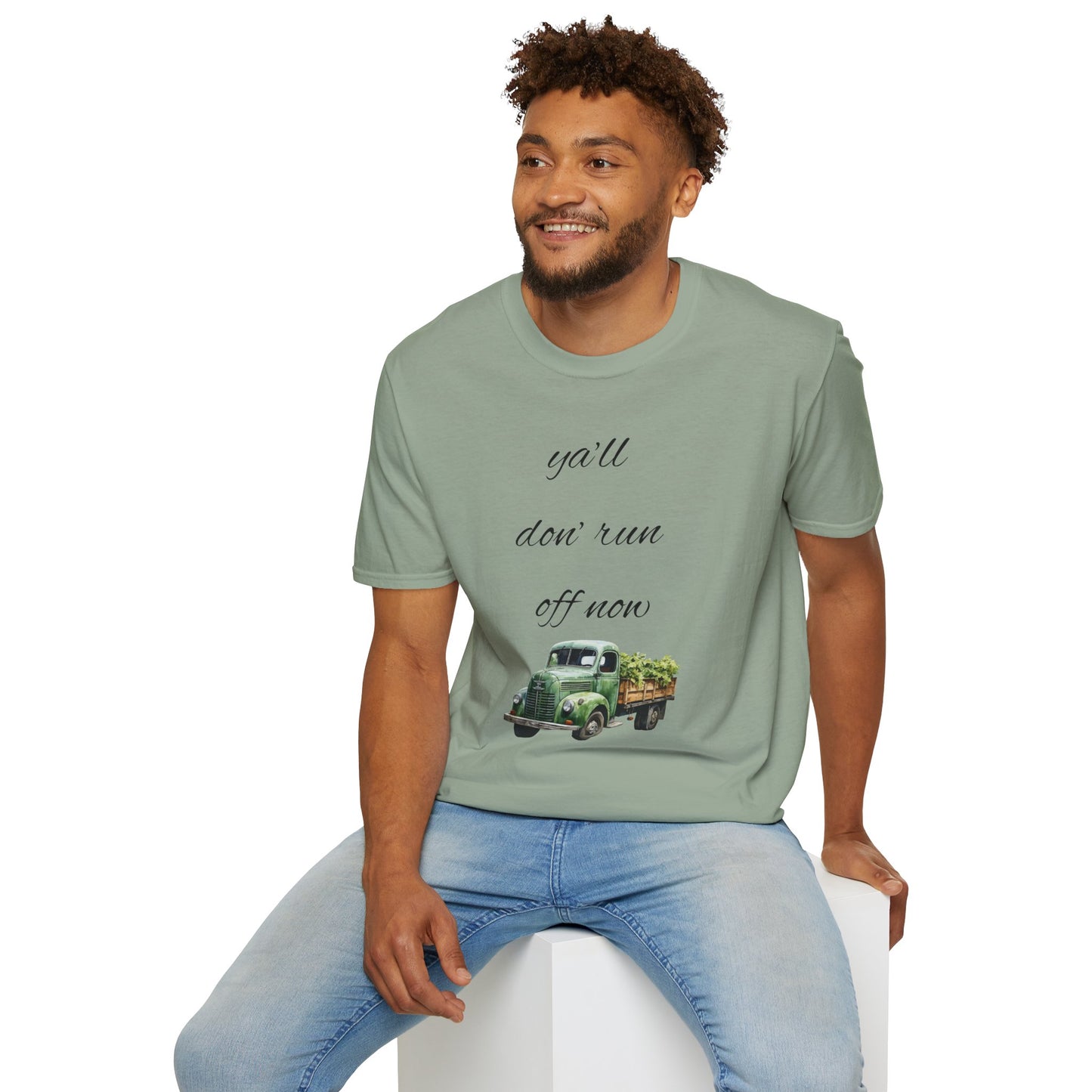 Vintage Truck Inspirational T-Shirt, Gardening Gift, Country Style Apparel, Unisex Tee, Perfect for Nature Lovers