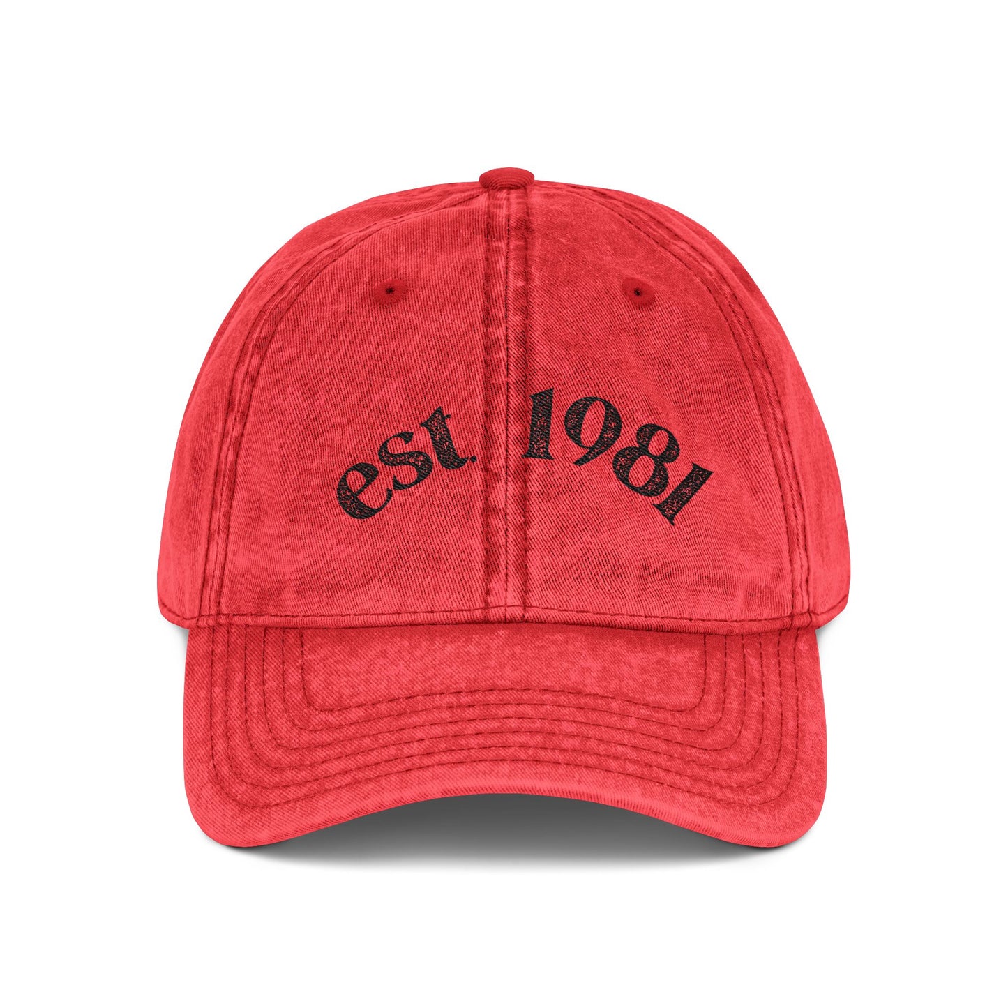 Embroidered Vintage Cap