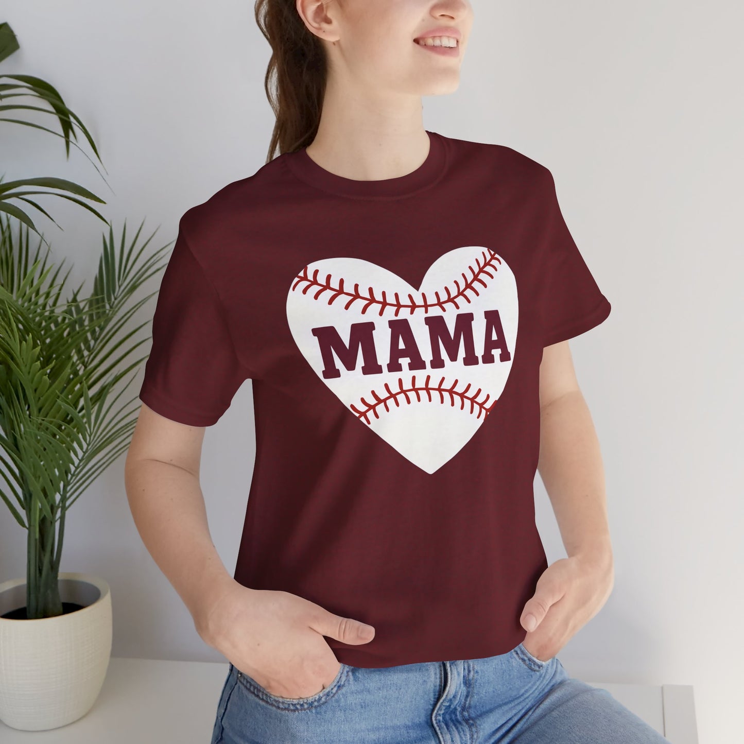 Baseball Mama Tee, Soft Unisex Tee for Baseball Moms, Sports Shirt, Gift for Mother’s Day, Casual Wear, Family Game Day