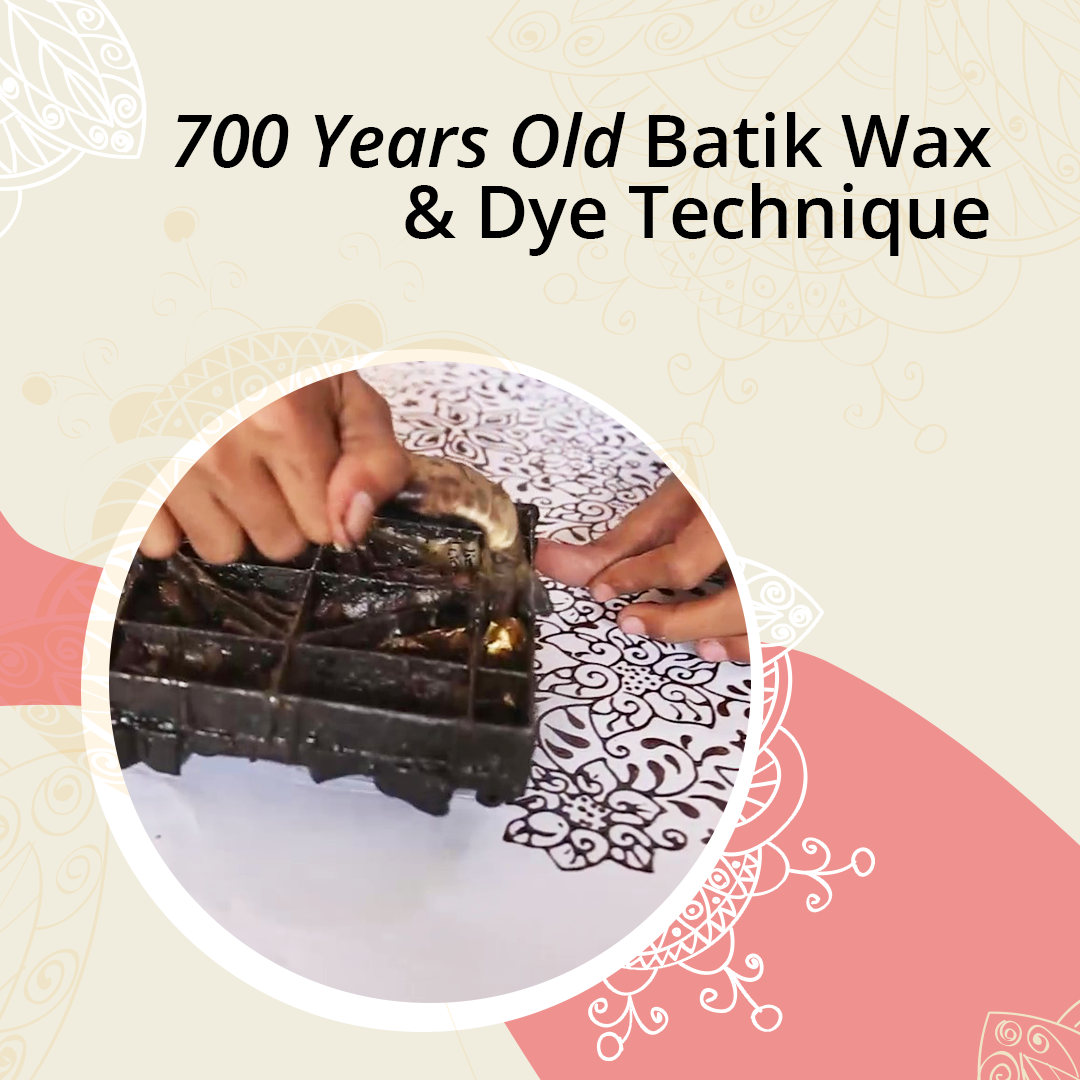 Batik Scarf - Cotton - Storm