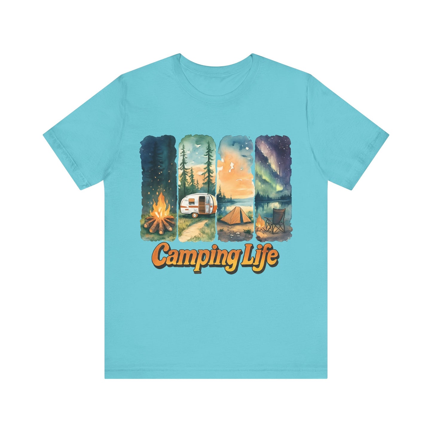 Camping Life Unisex Tee | Outdoor Adventure Shirt, Nature Lover Gift, Camping Apparel, Travel T-Shirt, Weekend Getaway Outfit