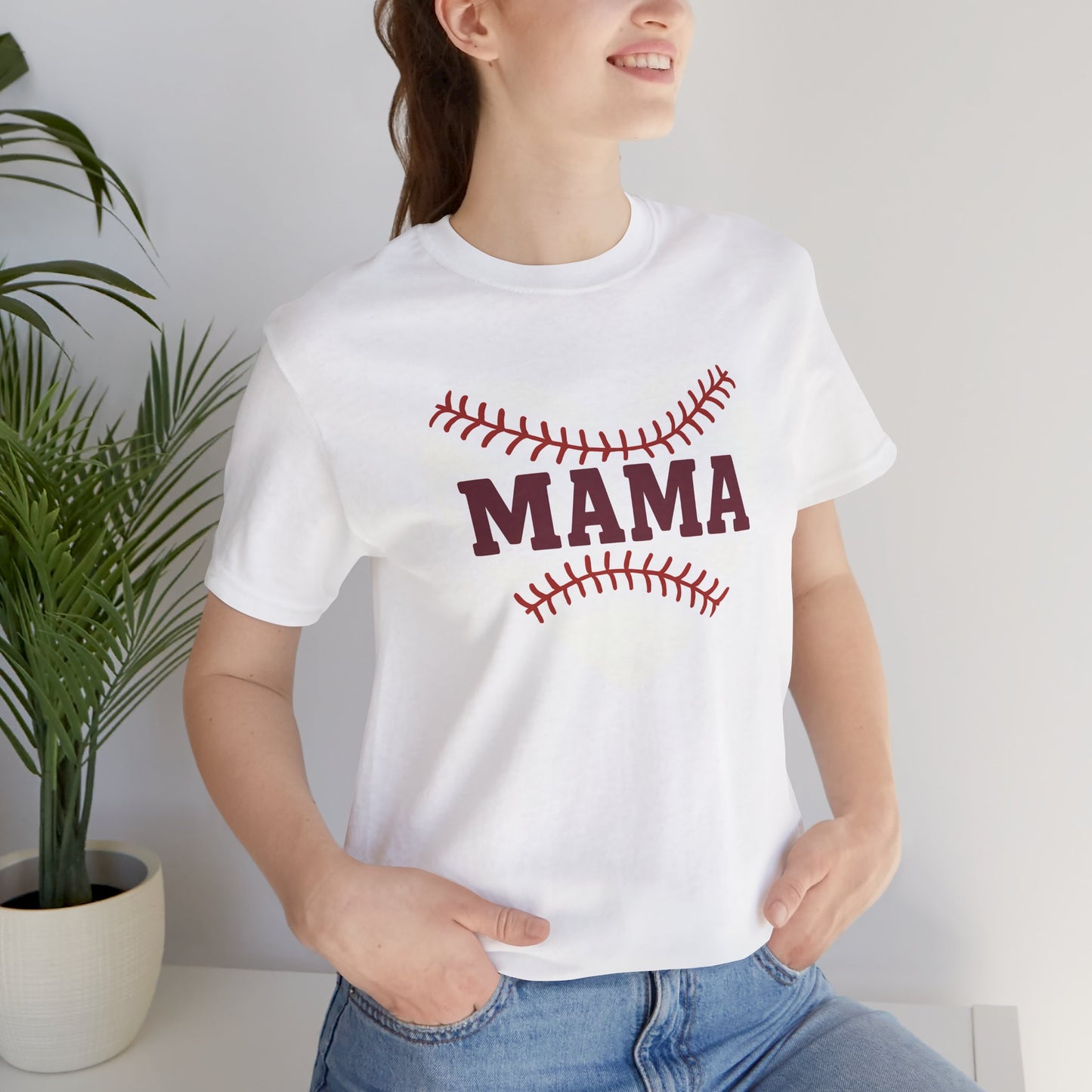 Baseball Mama Tee, Soft Unisex Tee for Baseball Moms, Sports Shirt, Gift for Mother’s Day, Casual Wear, Family Game Day
