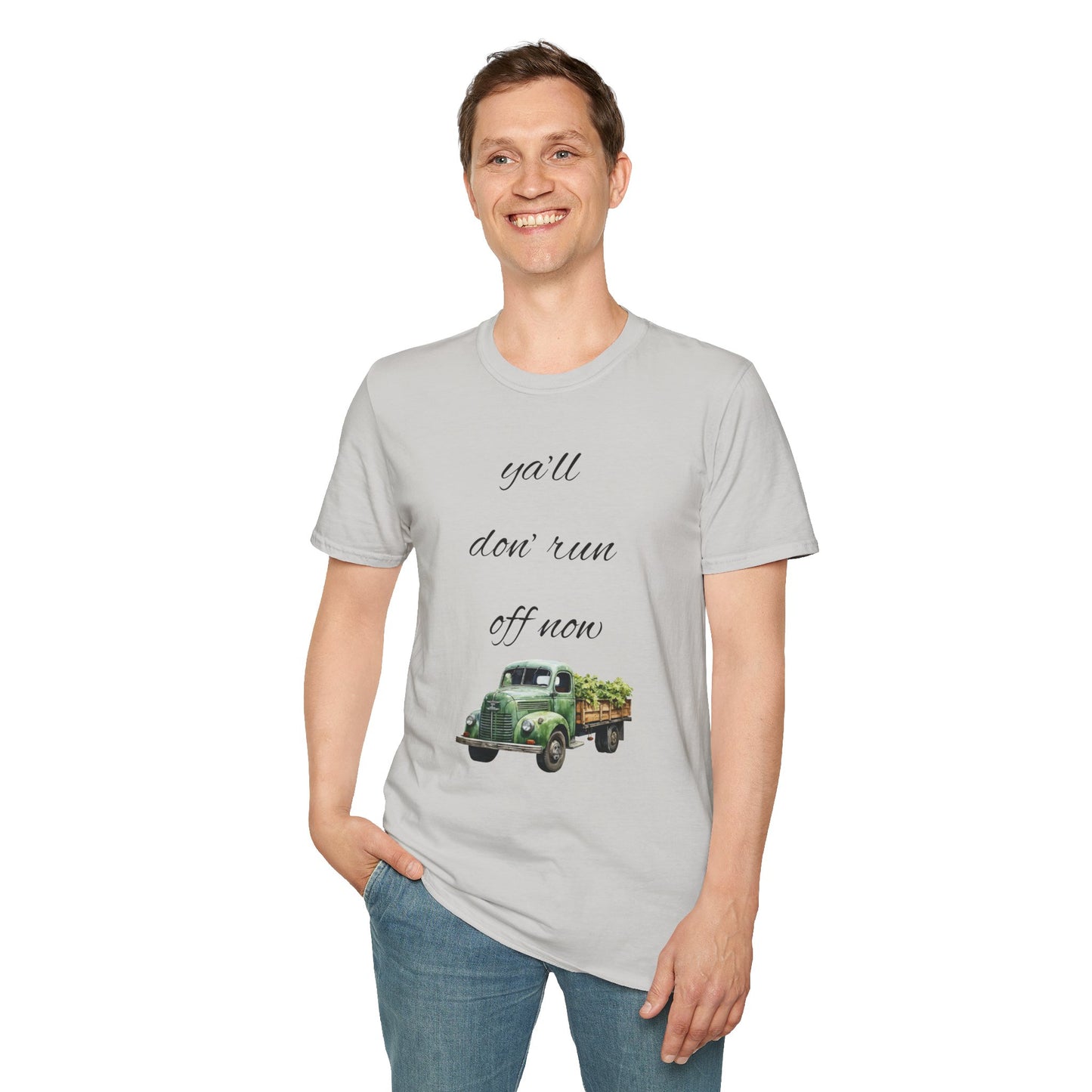 Vintage Truck Inspirational T-Shirt, Gardening Gift, Country Style Apparel, Unisex Tee, Perfect for Nature Lovers