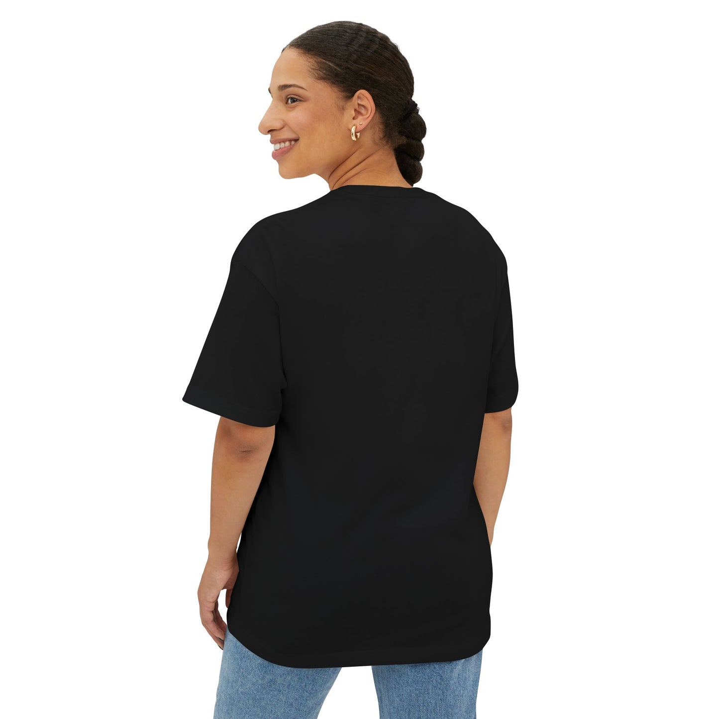 Oversized Tee Smiley Cowboy and Bow Shirt