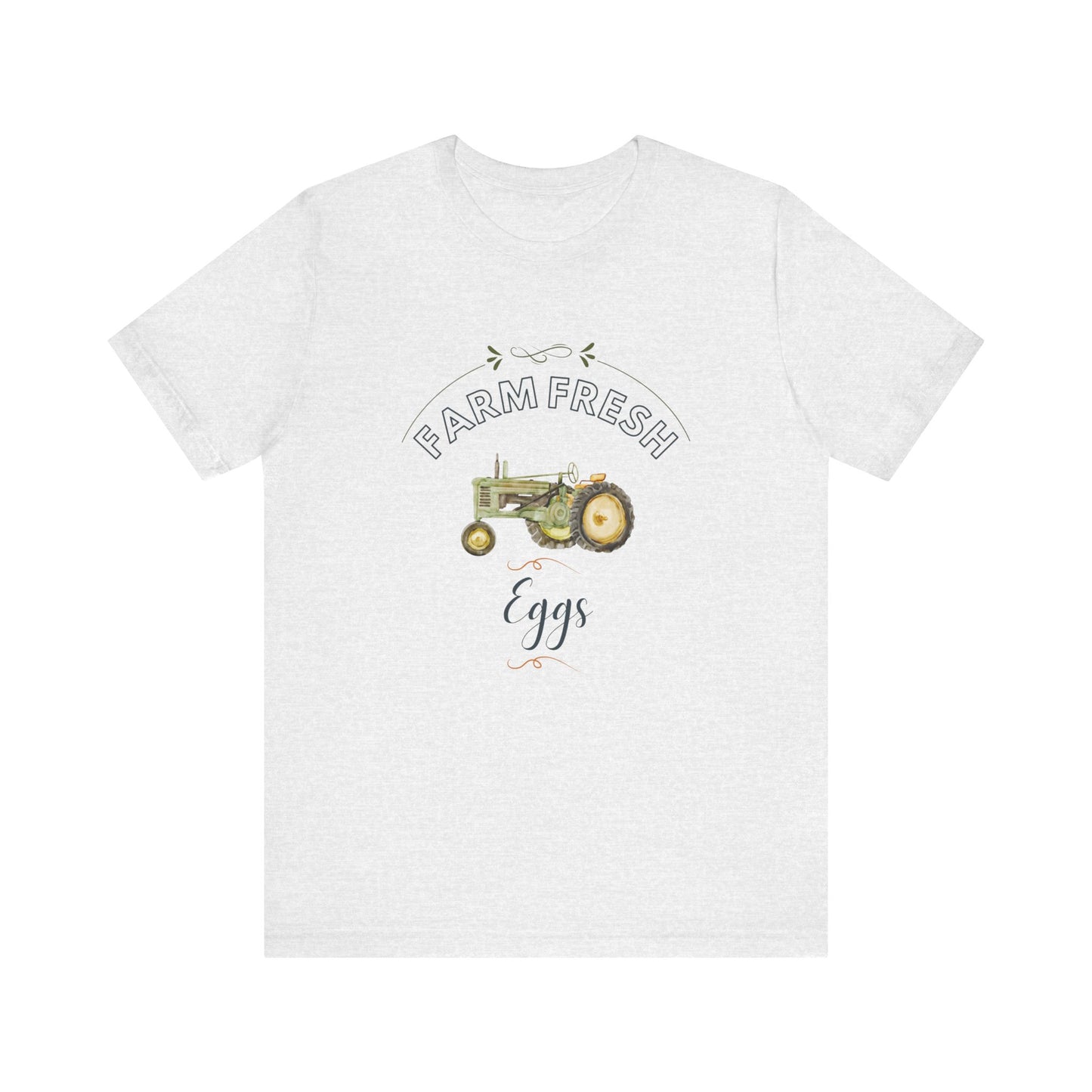 Egg Farm Unisex Tee with Tractor Design