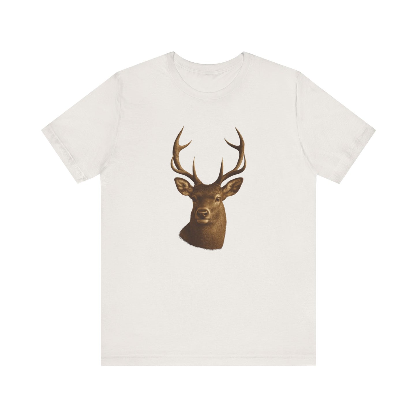 Rustic Deer Graphic Tee, Nature Lover Shirt, Outdoorsy Gift, Casual Wear, Wildlife Enthusiast Tee