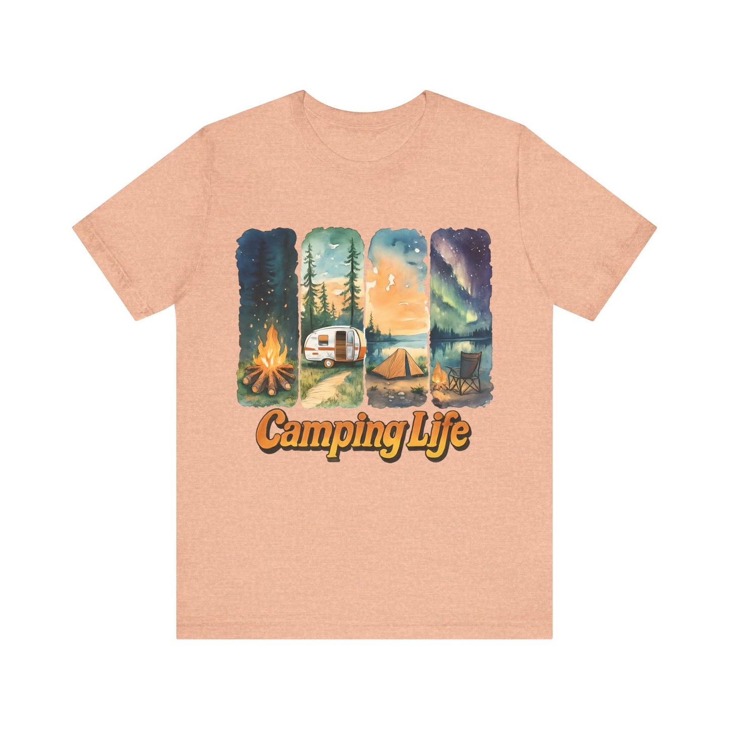Camping Life Unisex Tee | Outdoor Adventure Shirt, Nature Lover Gift, Camping Apparel, Travel T-Shirt, Weekend Getaway Outfit