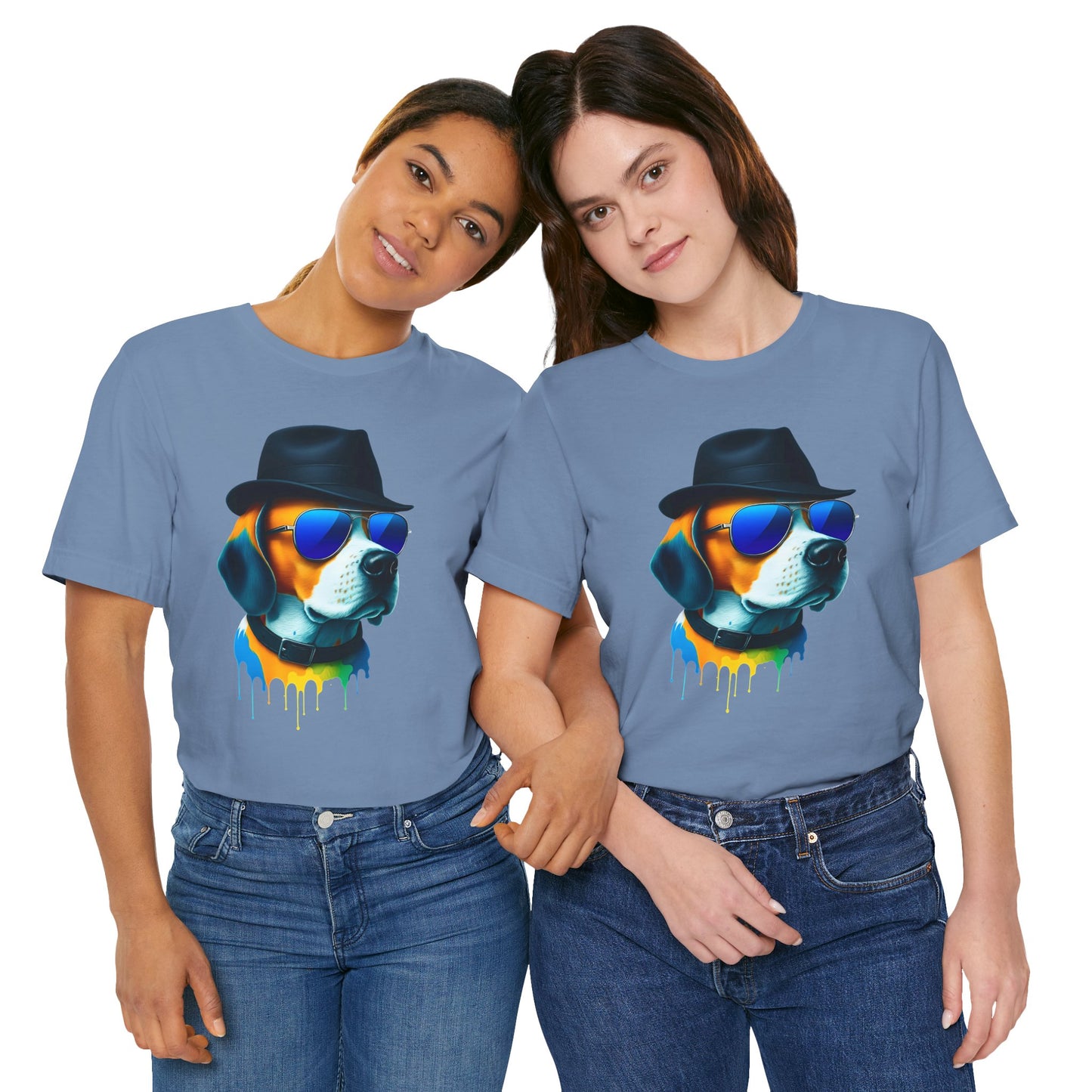 Cool Dog Graphic Tee | Fun Pet Lover T-shirt, Gift for Dog Owners, Casual Wear, Summer Style, Animal Art Apparel