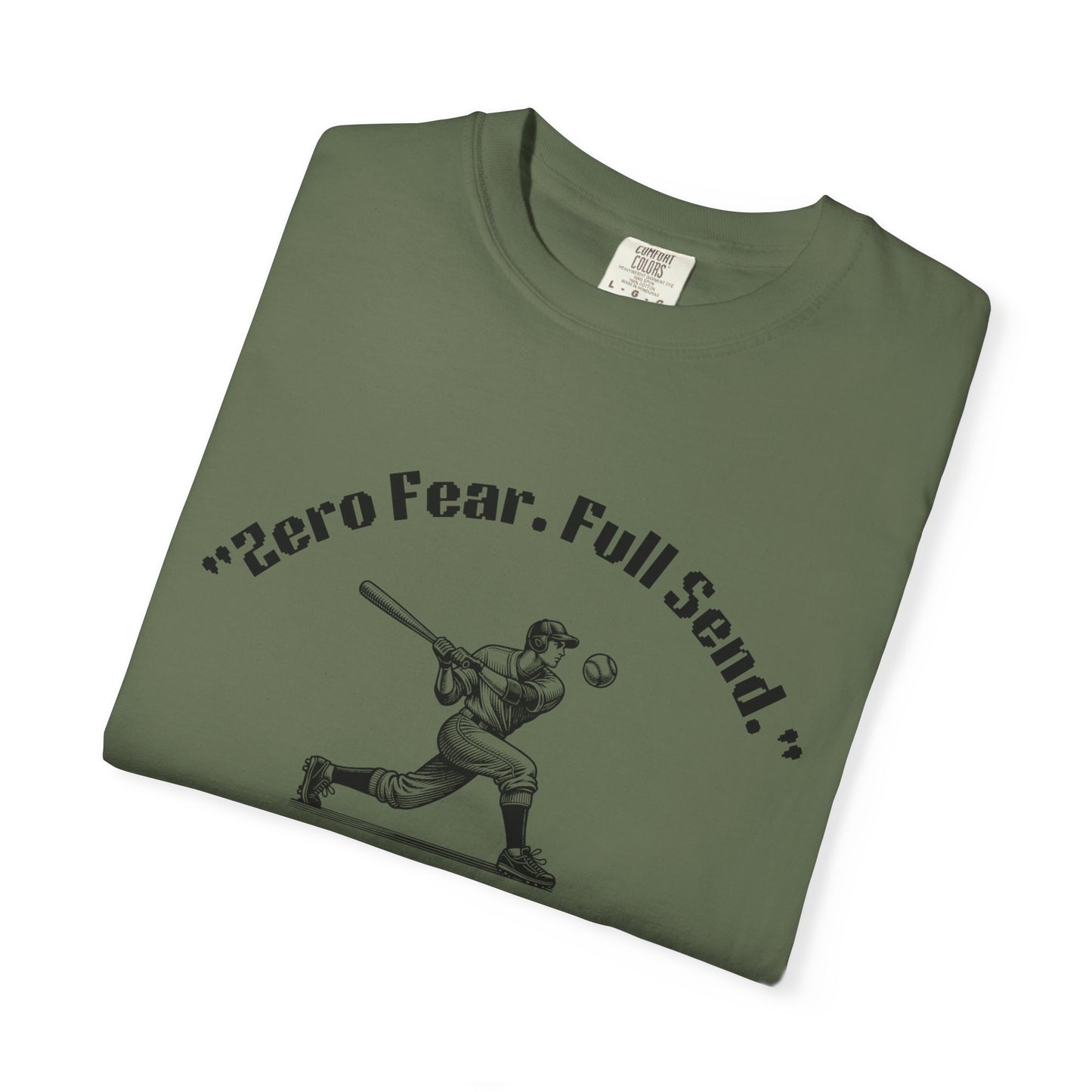 Youth Garment-Dyed T-shirt Zero Fear Full Send Moto Tee