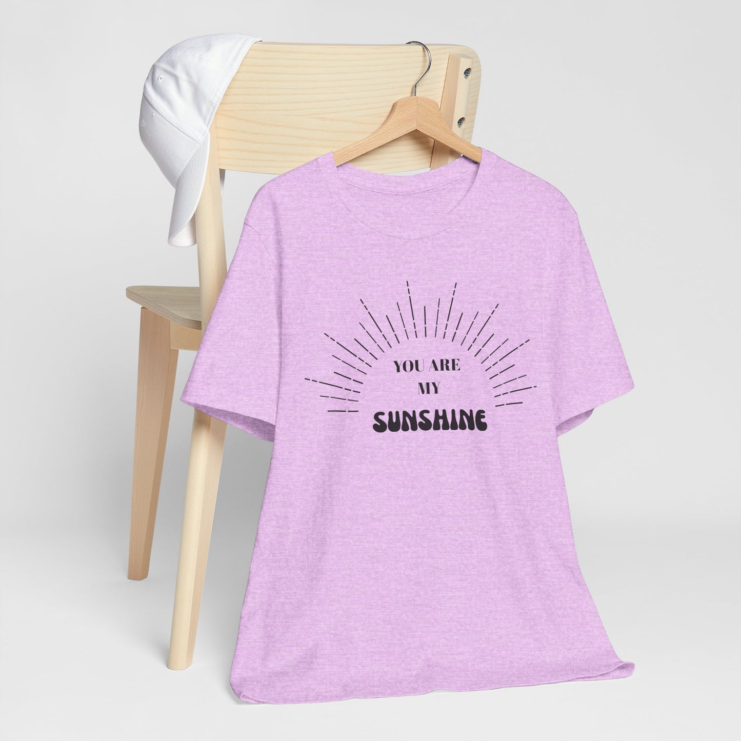 You Are My Sunshine Unisex Tee - Cute Gift, Casual Wear, Summer Style, Family Matching, Positive Message Shirt