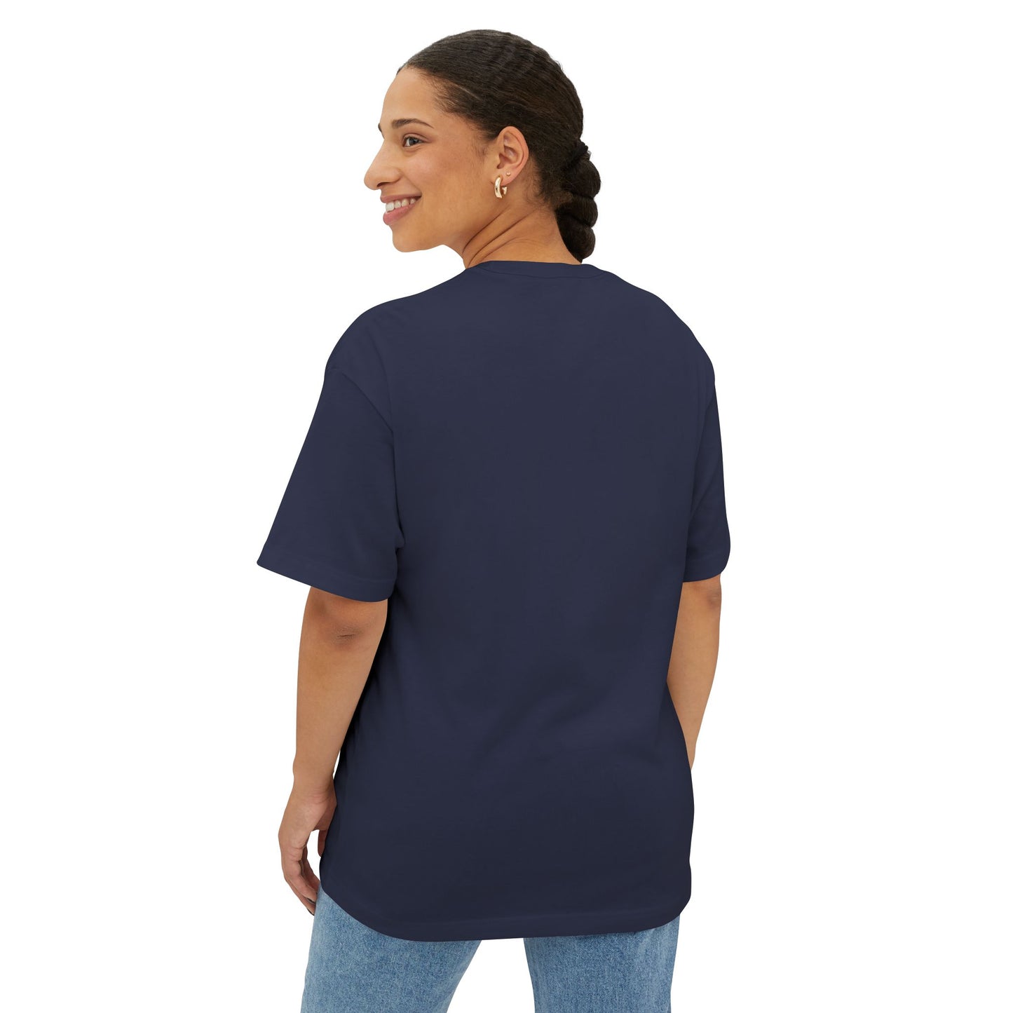 Oversized Tee Smiley Cowboy and Bow Shirt