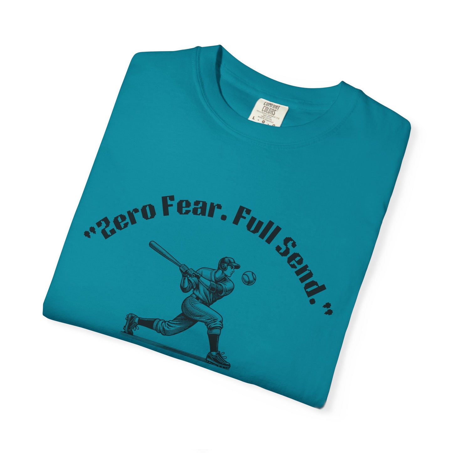 Youth Garment-Dyed T-shirt Zero Fear Full Send Moto Tee