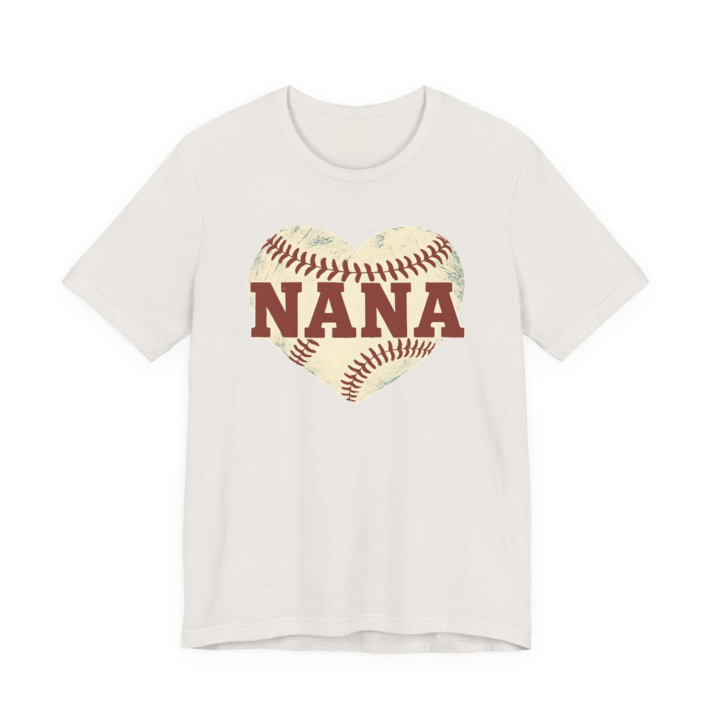 Nana Baseball Heart Tee, Unisex T-Shirt for Grandparents, Gifts for Mother's Day, Soft Cotton Tee, Family Love Shirt
