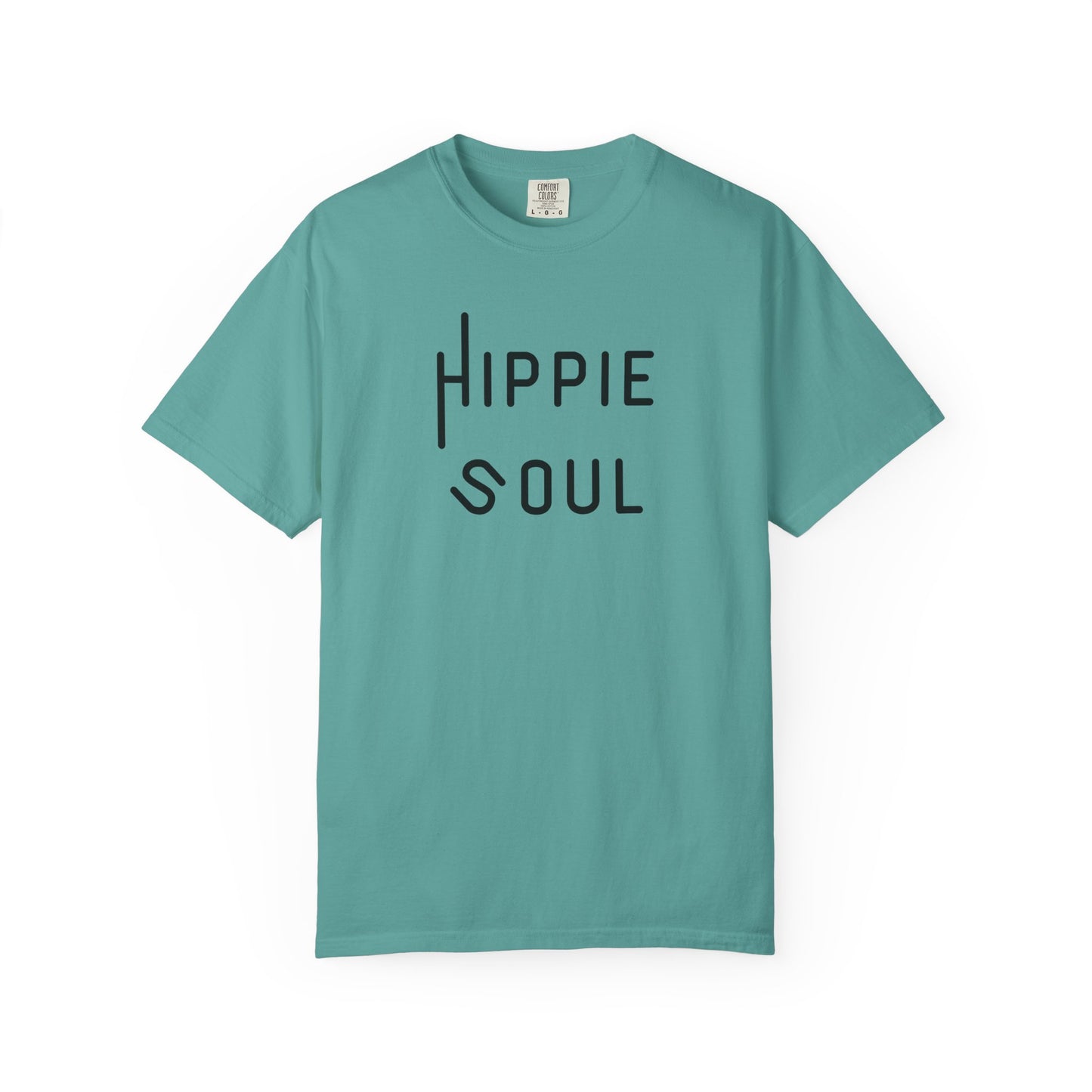 Hippie Soul T-shirt, Unisex Garment-Dyed Tee, Boho Style Shirt, Casual Summer Wear, Gift for Free Spirits, Festival Fashion