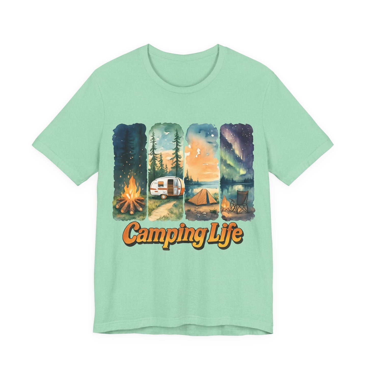 Camping Life Unisex Tee | Outdoor Adventure Shirt, Nature Lover Gift, Camping Apparel, Travel T-Shirt, Weekend Getaway Outfit