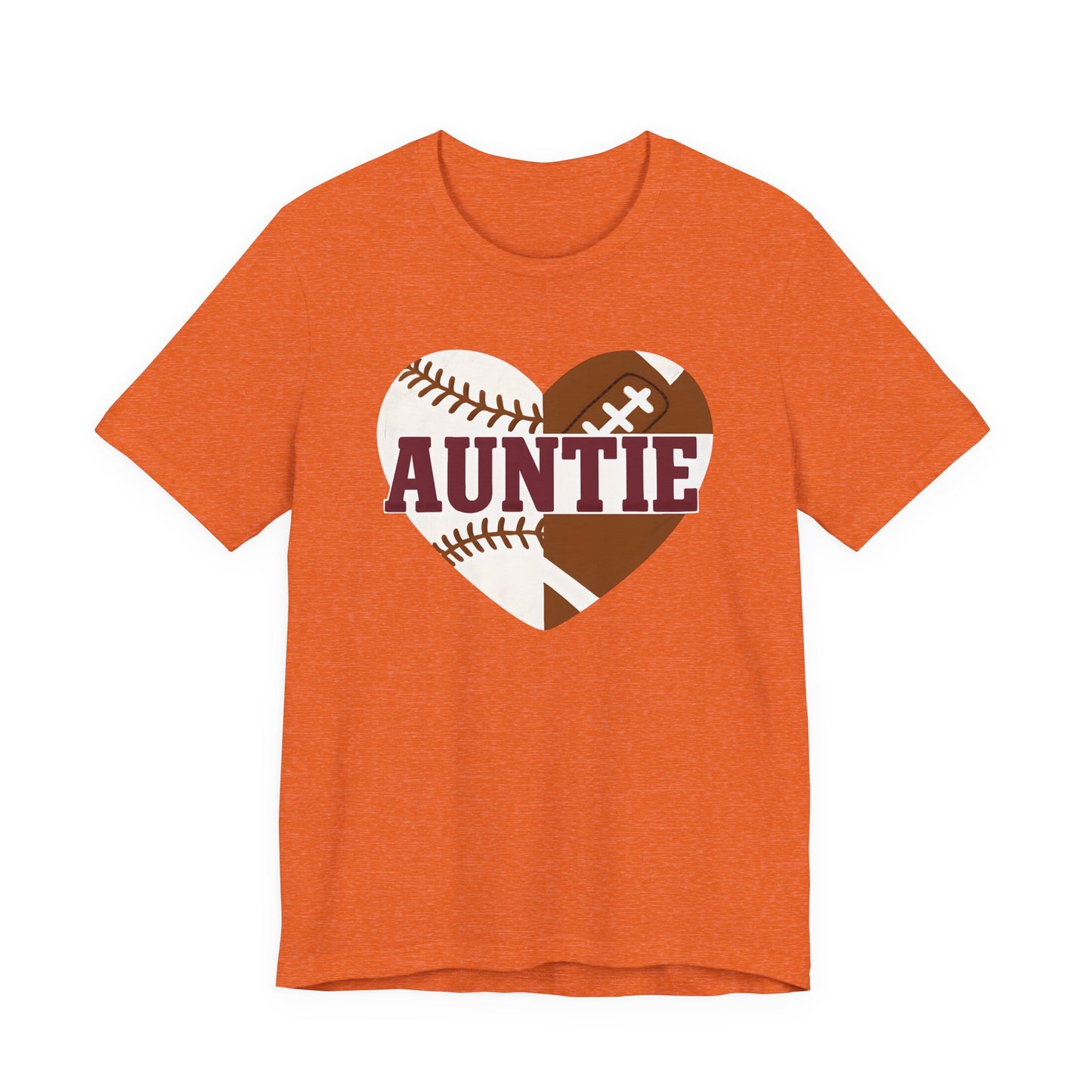 Sporty Auntie Baseball and Football Unisex Tee
