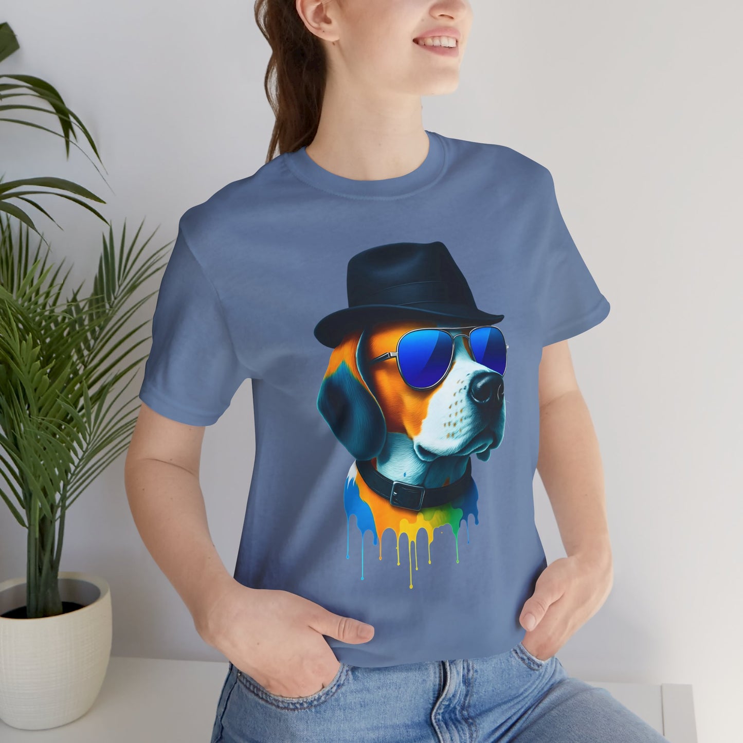 Cool Dog Graphic Tee | Fun Pet Lover T-shirt, Gift for Dog Owners, Casual Wear, Summer Style, Animal Art Apparel