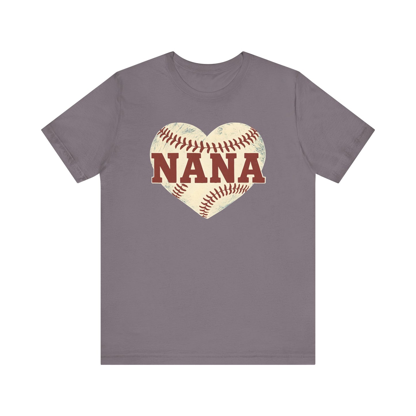 Nana Baseball Heart Tee, Unisex T-Shirt for Grandparents, Gifts for Mother's Day, Soft Cotton Tee, Family Love Shirt