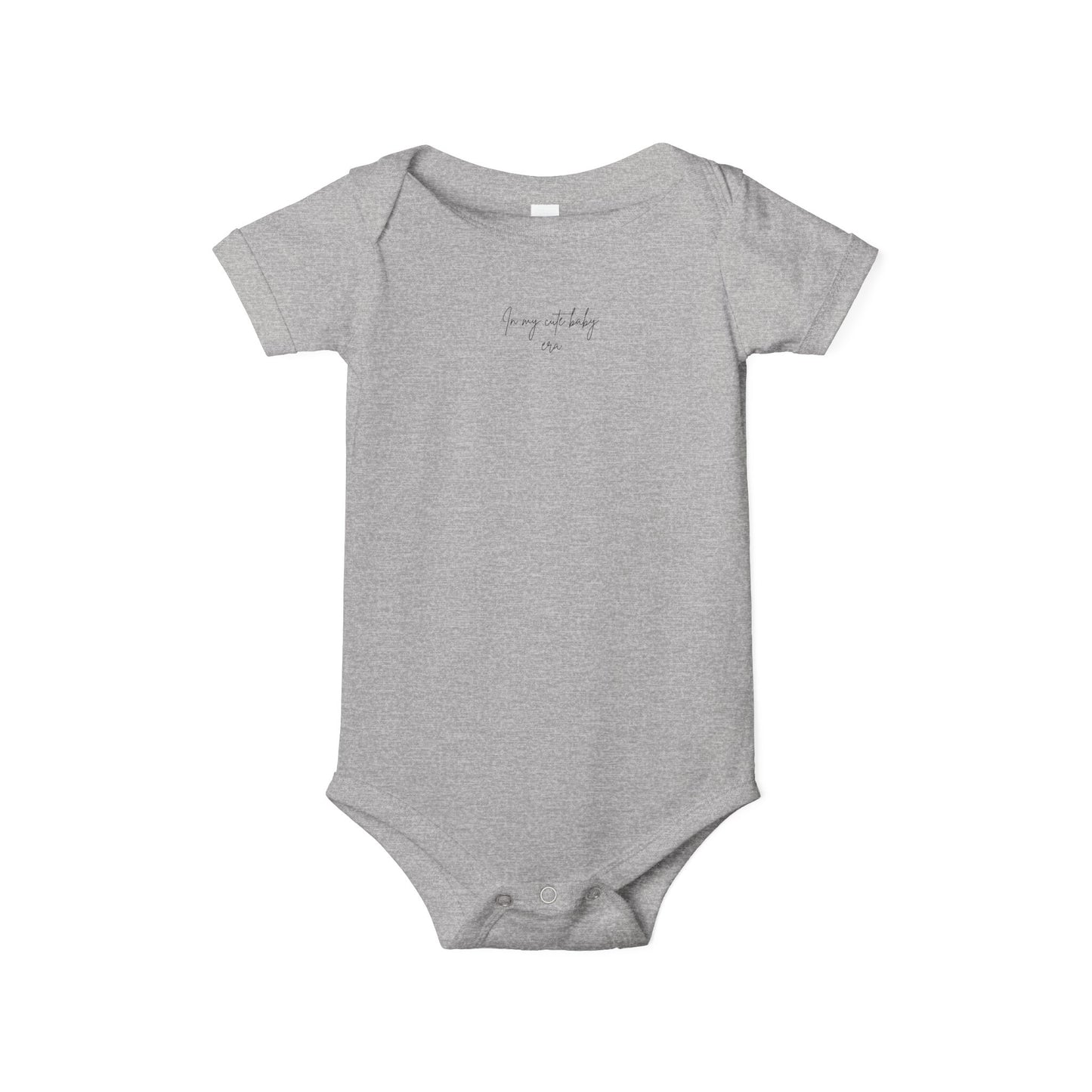 Pink Infant Jersey One Piece - " In my cute Baby ere phase" Soft Baby Bodysuit, Cute Newborn Outfit, Baby Shower Gift, Comfortable Everyday Wear, Little One Apparel