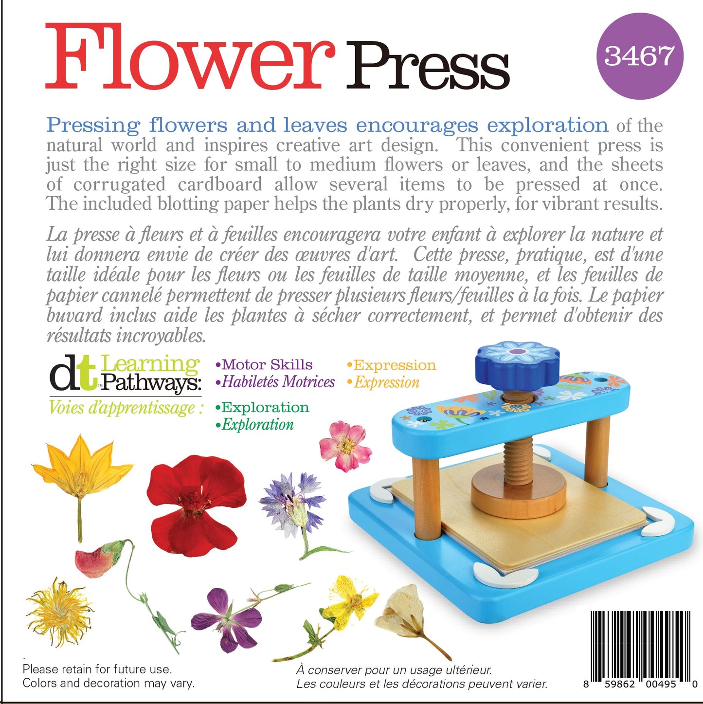 FLOWER PRESS Wooden Craft Tool