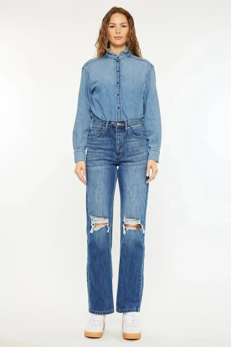 Ultra High Rise 90's Kancan Boyfriend Jeans