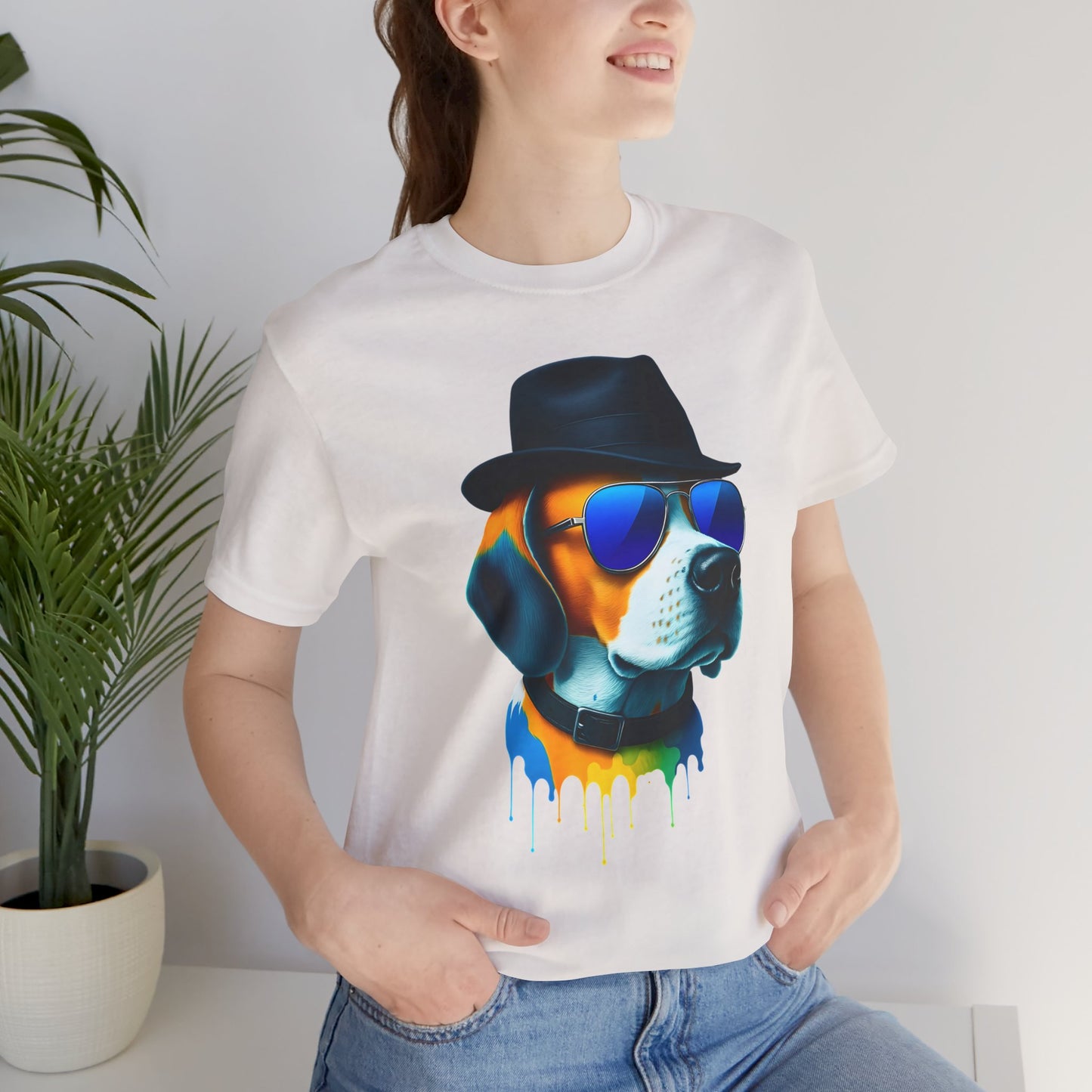 Cool Dog Graphic Tee | Fun Pet Lover T-shirt, Gift for Dog Owners, Casual Wear, Summer Style, Animal Art Apparel