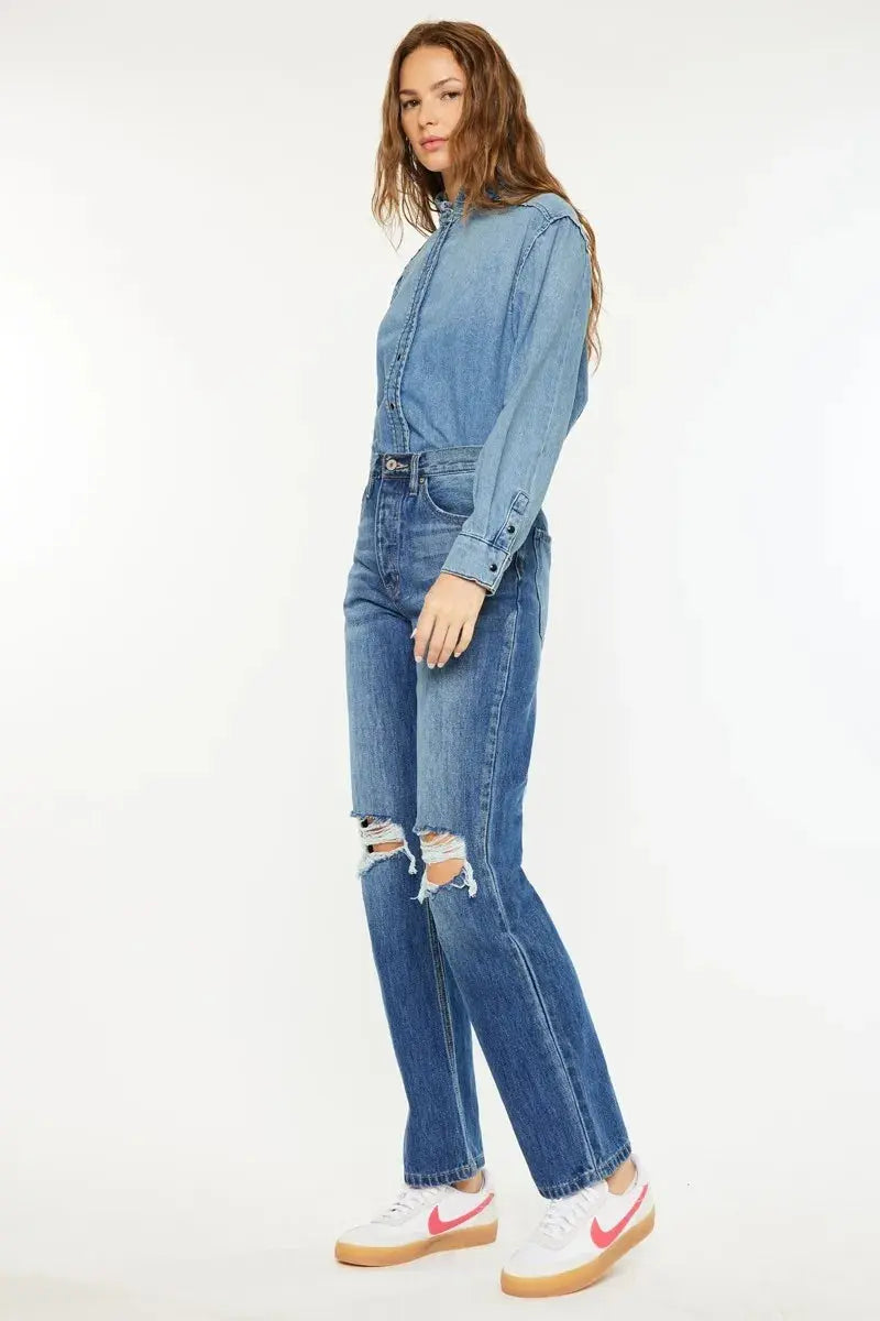 Ultra High Rise 90's Kancan Boyfriend Jeans