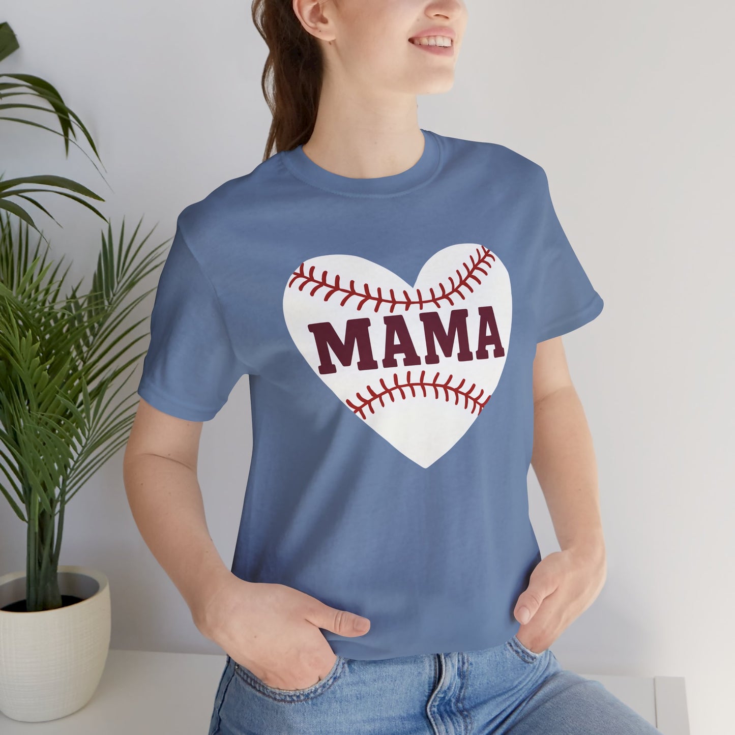 Baseball Mama Tee, Soft Unisex Tee for Baseball Moms, Sports Shirt, Gift for Mother’s Day, Casual Wear, Family Game Day