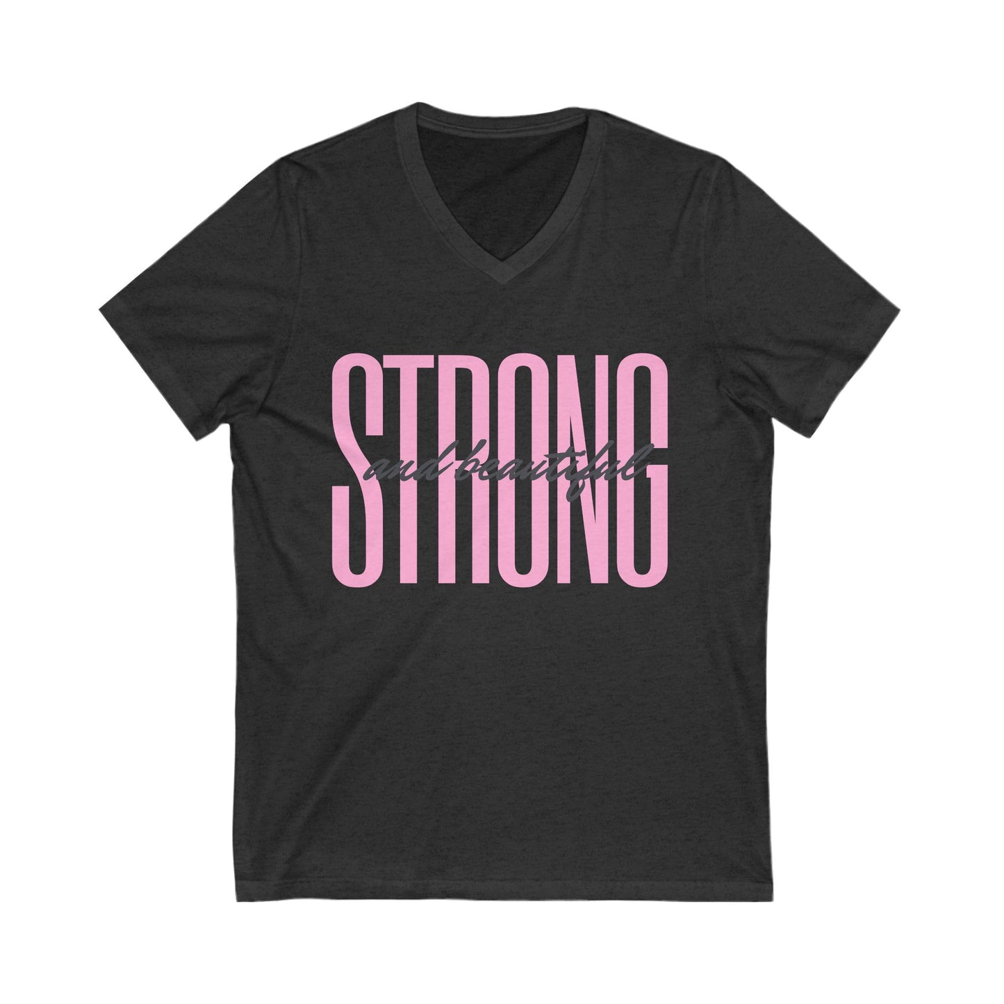 V-Neck Tee for Strong Independent Women