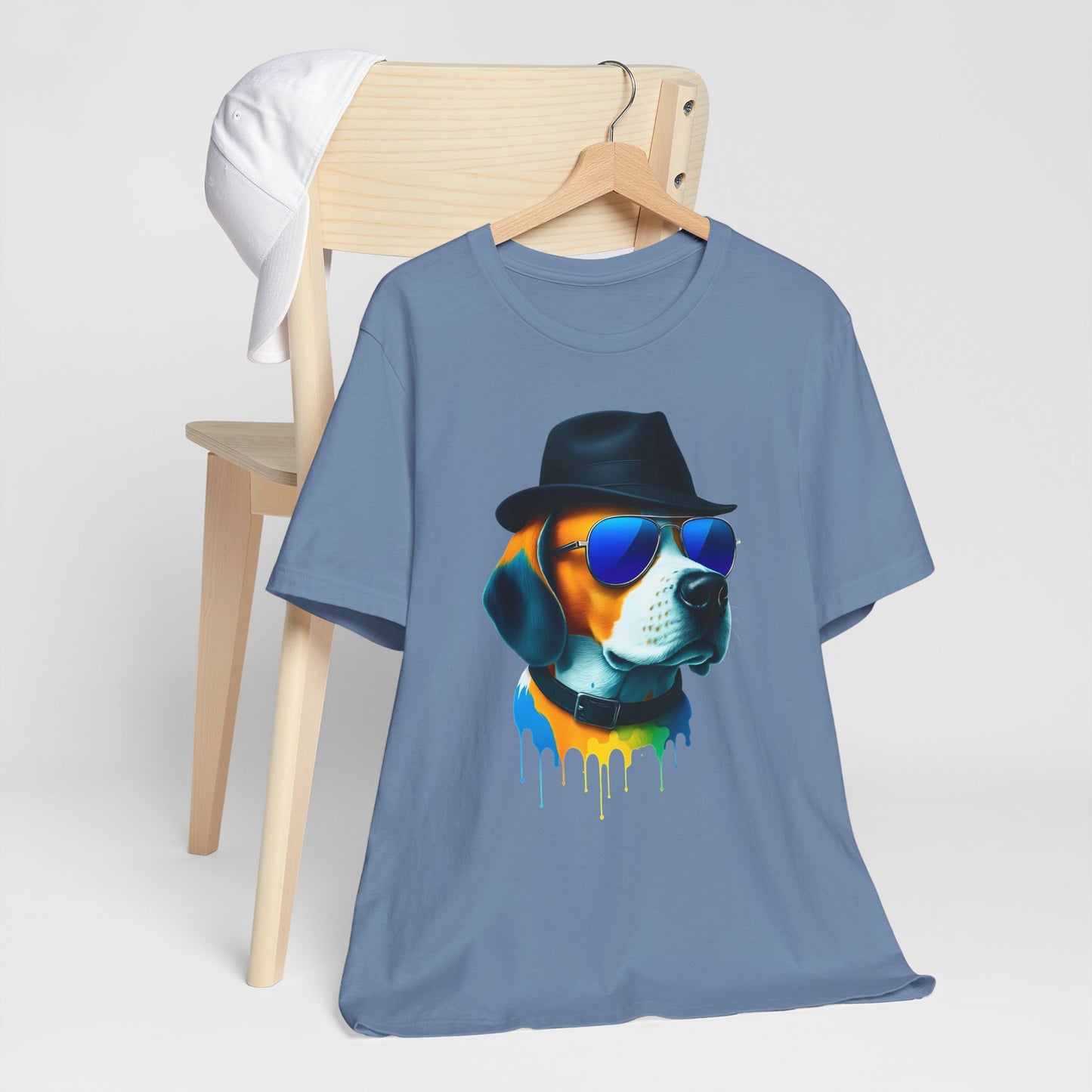 Cool Dog Graphic Tee | Fun Pet Lover T-shirt, Gift for Dog Owners, Casual Wear, Summer Style, Animal Art Apparel