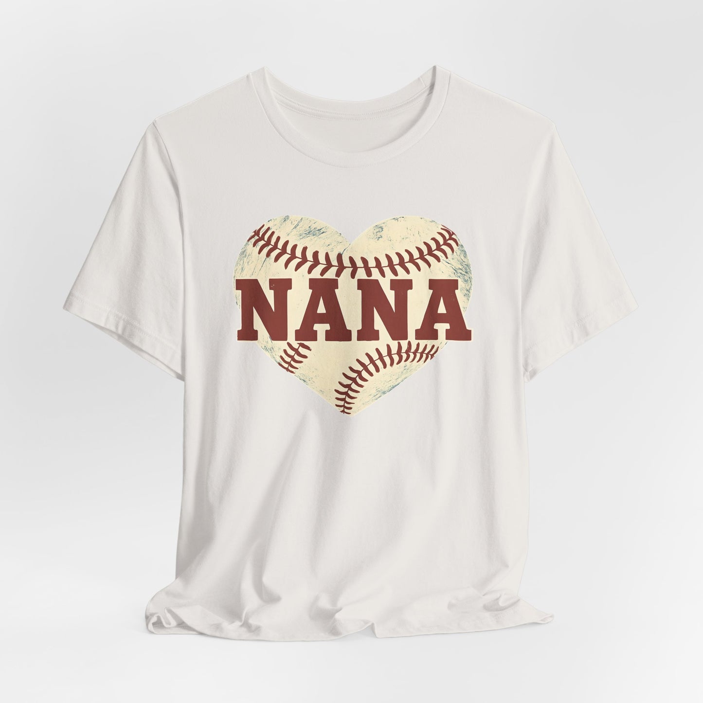 Nana Baseball Heart Tee, Unisex T-Shirt for Grandparents, Gifts for Mother's Day, Soft Cotton Tee, Family Love Shirt