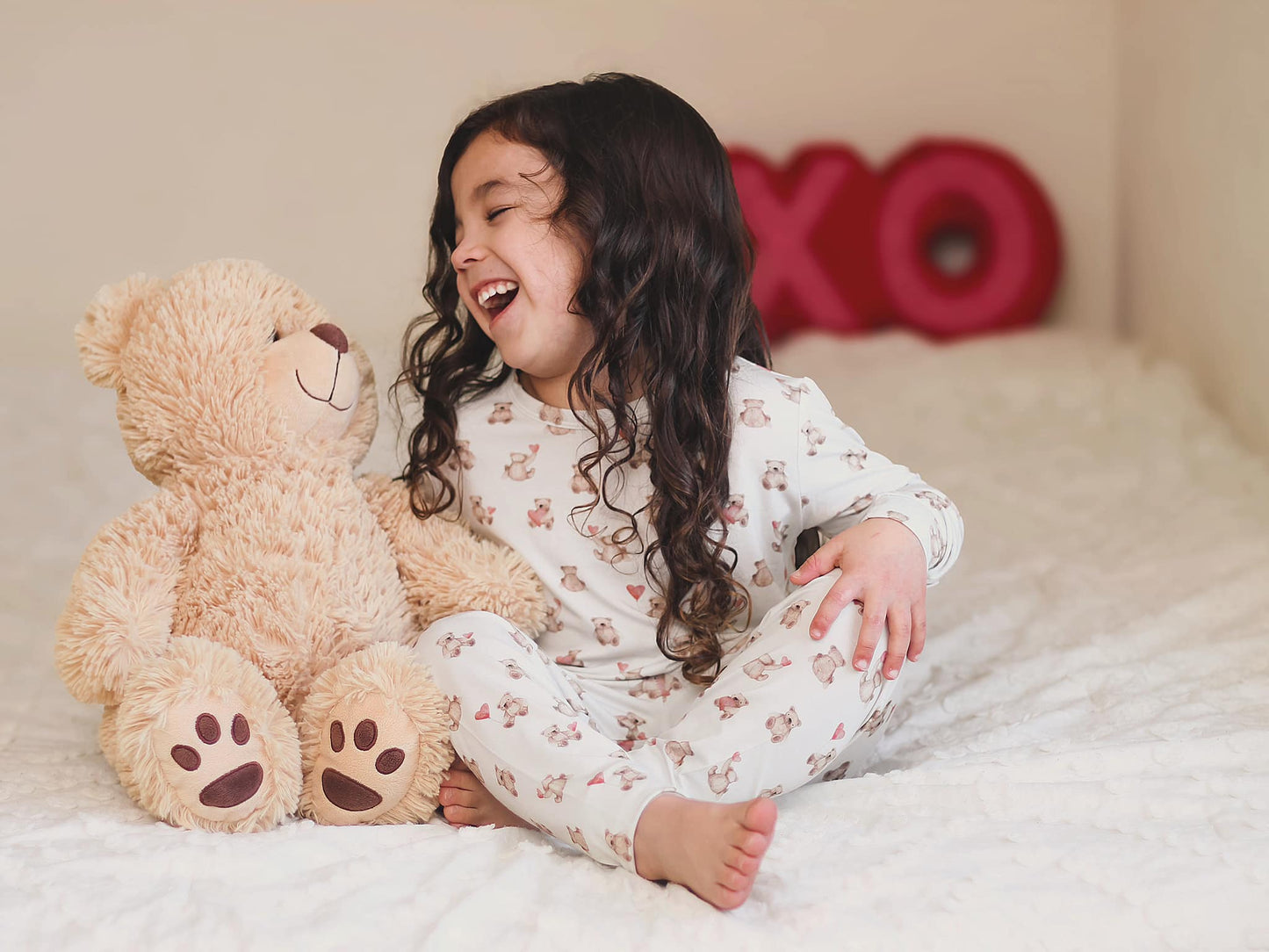 Teddy-Gram 2pc Bamboo Pajamas