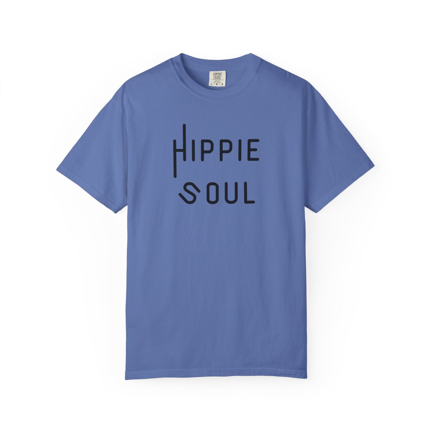 Hippie Soul T-shirt, Unisex Garment-Dyed Tee, Boho Style Shirt, Casual Summer Wear, Gift for Free Spirits, Festival Fashion