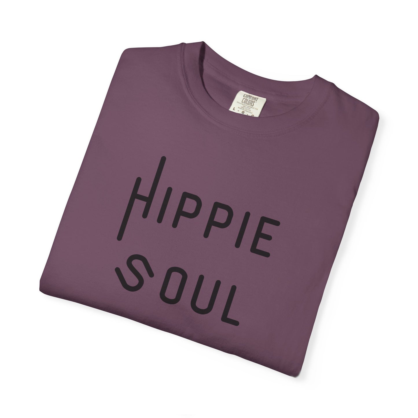Hippie Soul T-shirt, Unisex Garment-Dyed Tee, Boho Style Shirt, Casual Summer Wear, Gift for Free Spirits, Festival Fashion