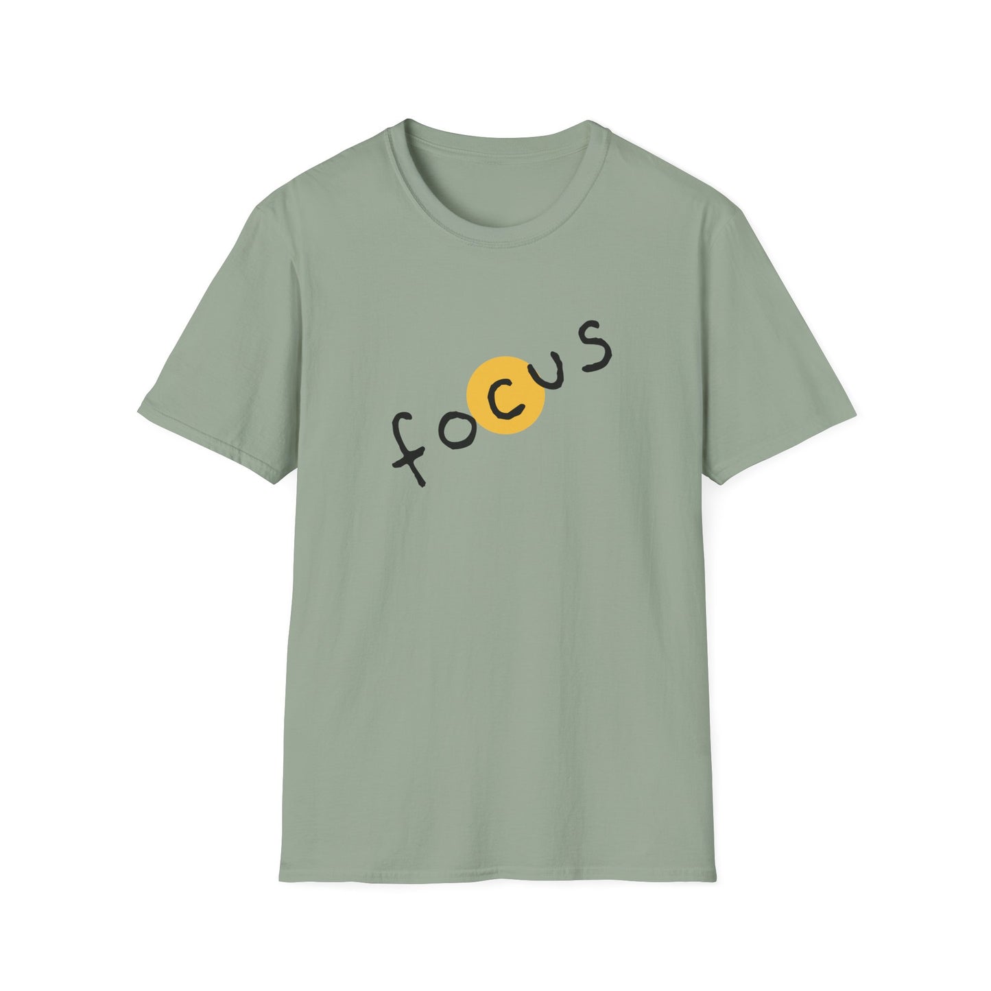 Focus Unisex Softstyle T-Shirt - Casual Wear, Motivational Gift, Inspirational Tee, Everyday Comfort, Unisex Apparel