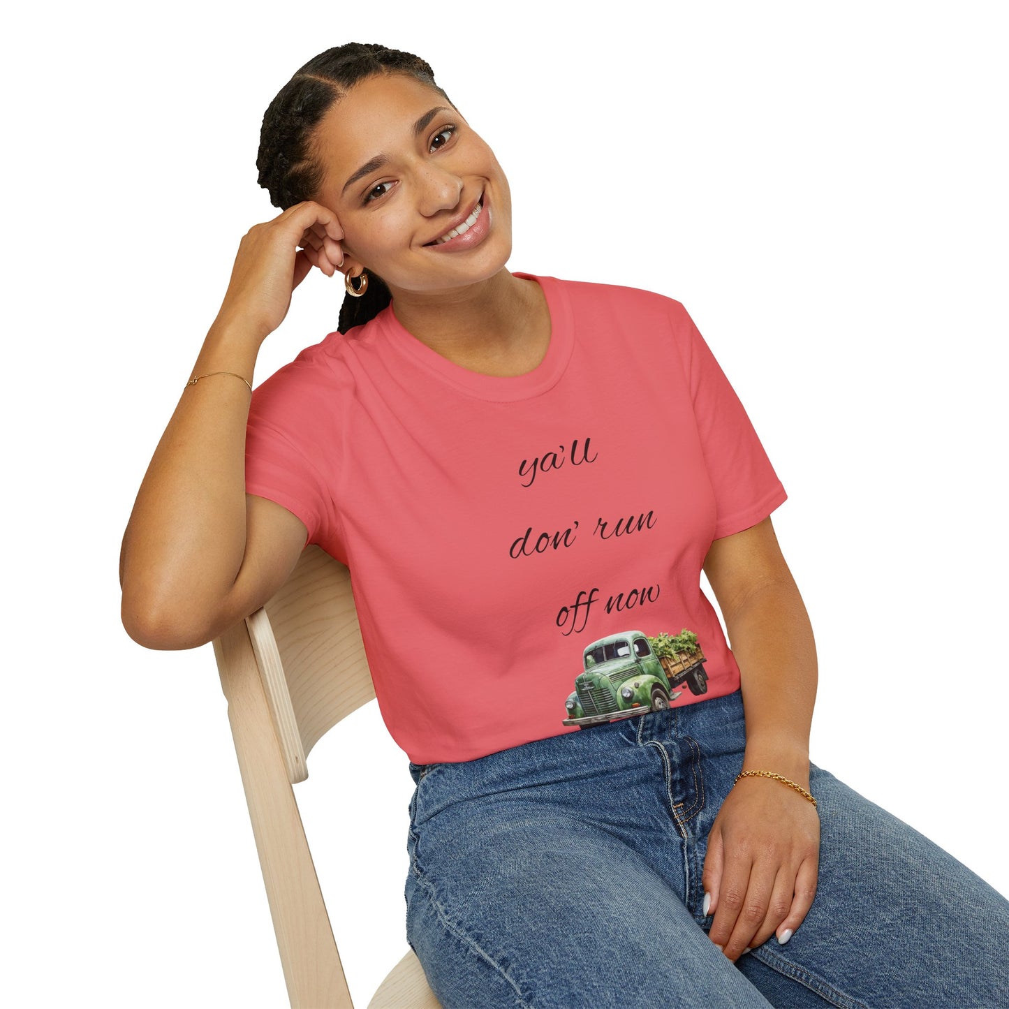 Vintage Truck Inspirational T-Shirt, Gardening Gift, Country Style Apparel, Unisex Tee, Perfect for Nature Lovers