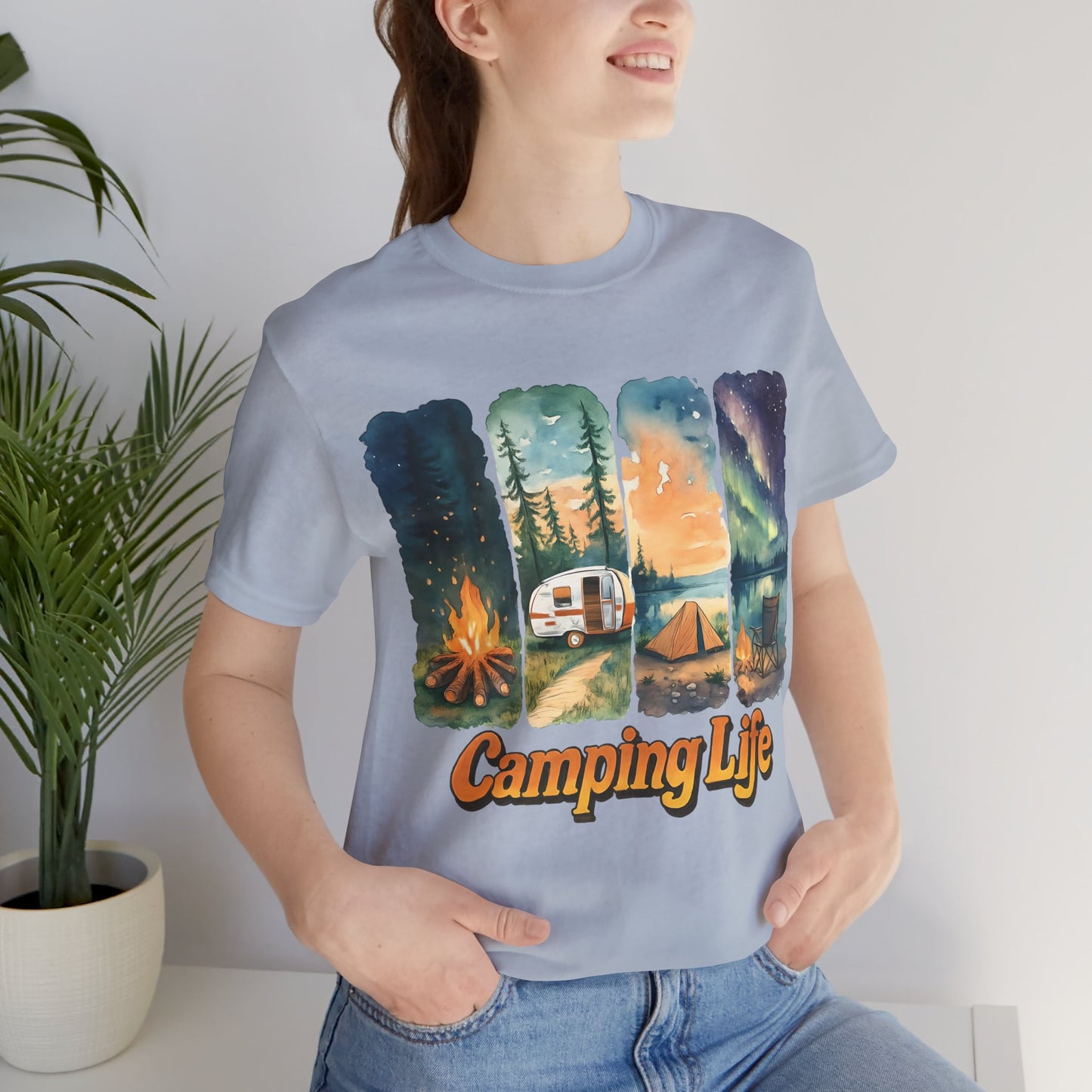 Camping Life Unisex Tee | Outdoor Adventure Shirt, Nature Lover Gift, Camping Apparel, Travel T-Shirt, Weekend Getaway Outfit