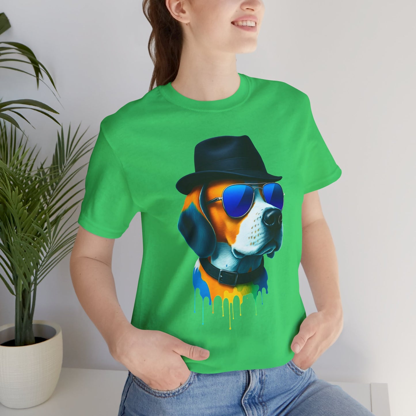 Cool Dog Graphic Tee | Fun Pet Lover T-shirt, Gift for Dog Owners, Casual Wear, Summer Style, Animal Art Apparel