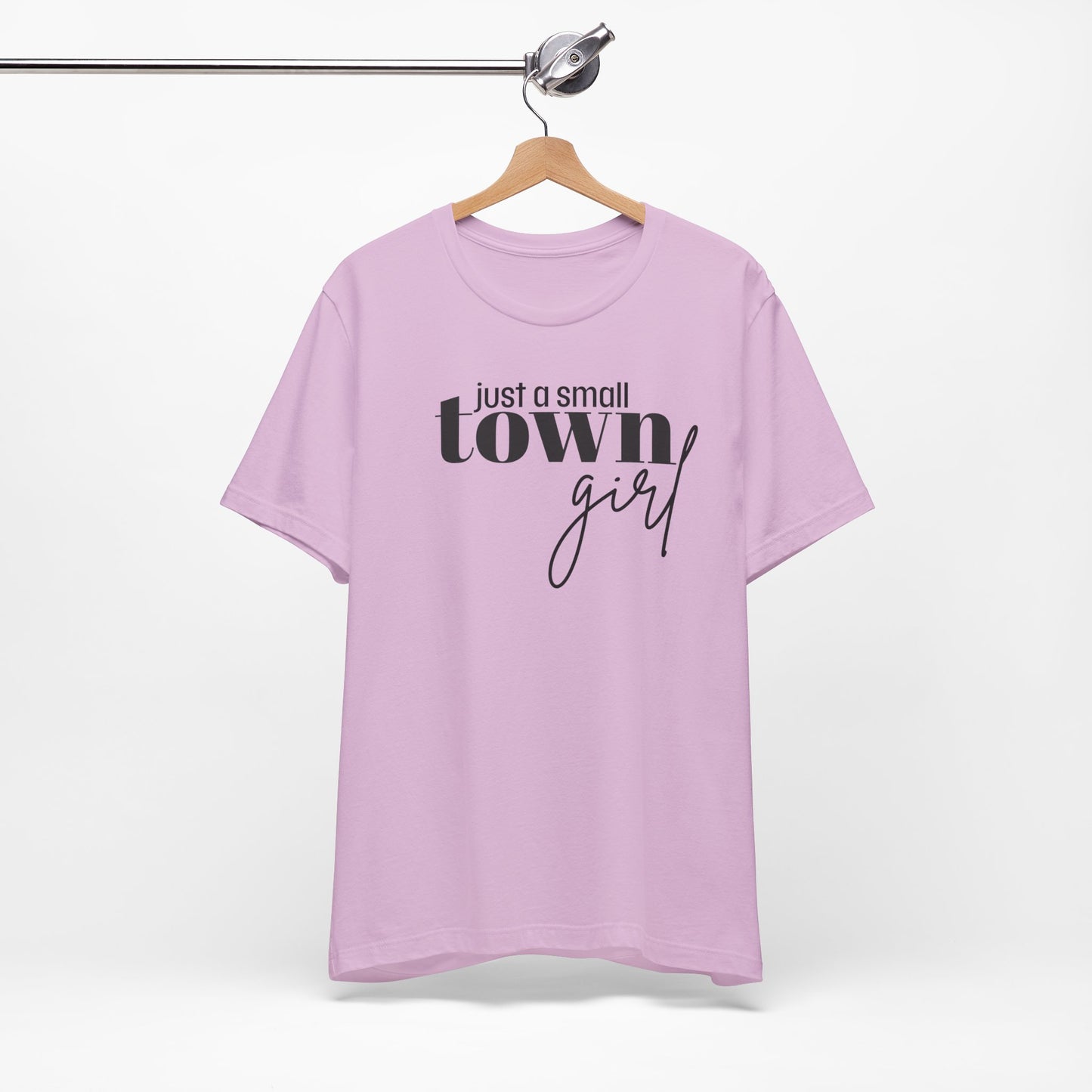 Just a Small Town Girl Tee, Cozy Cotton Shirt Gift, Casual Summer Apparel, Perfect for Birthdays, Country Music Lover Top