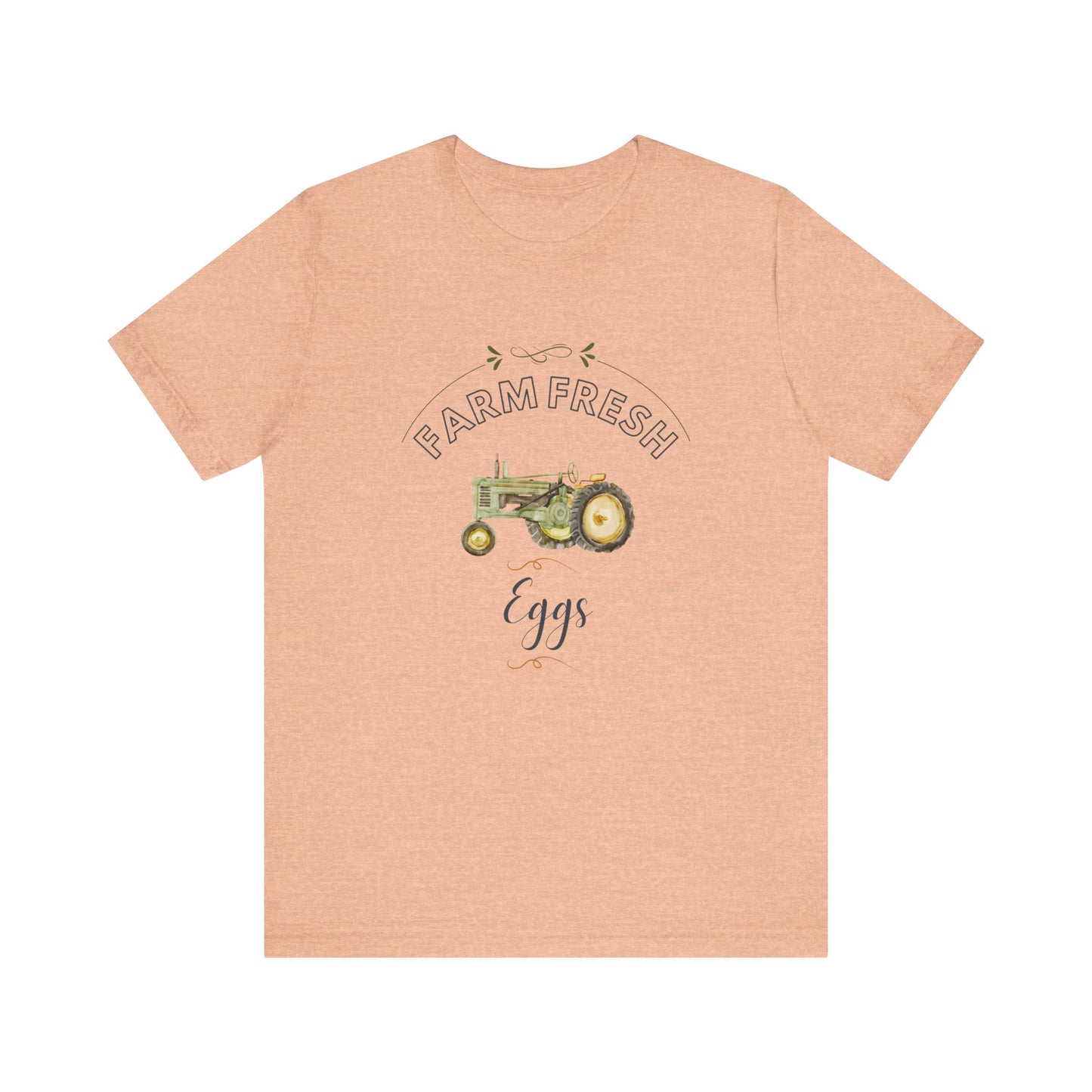 Egg Farm Unisex Tee with Tractor Design