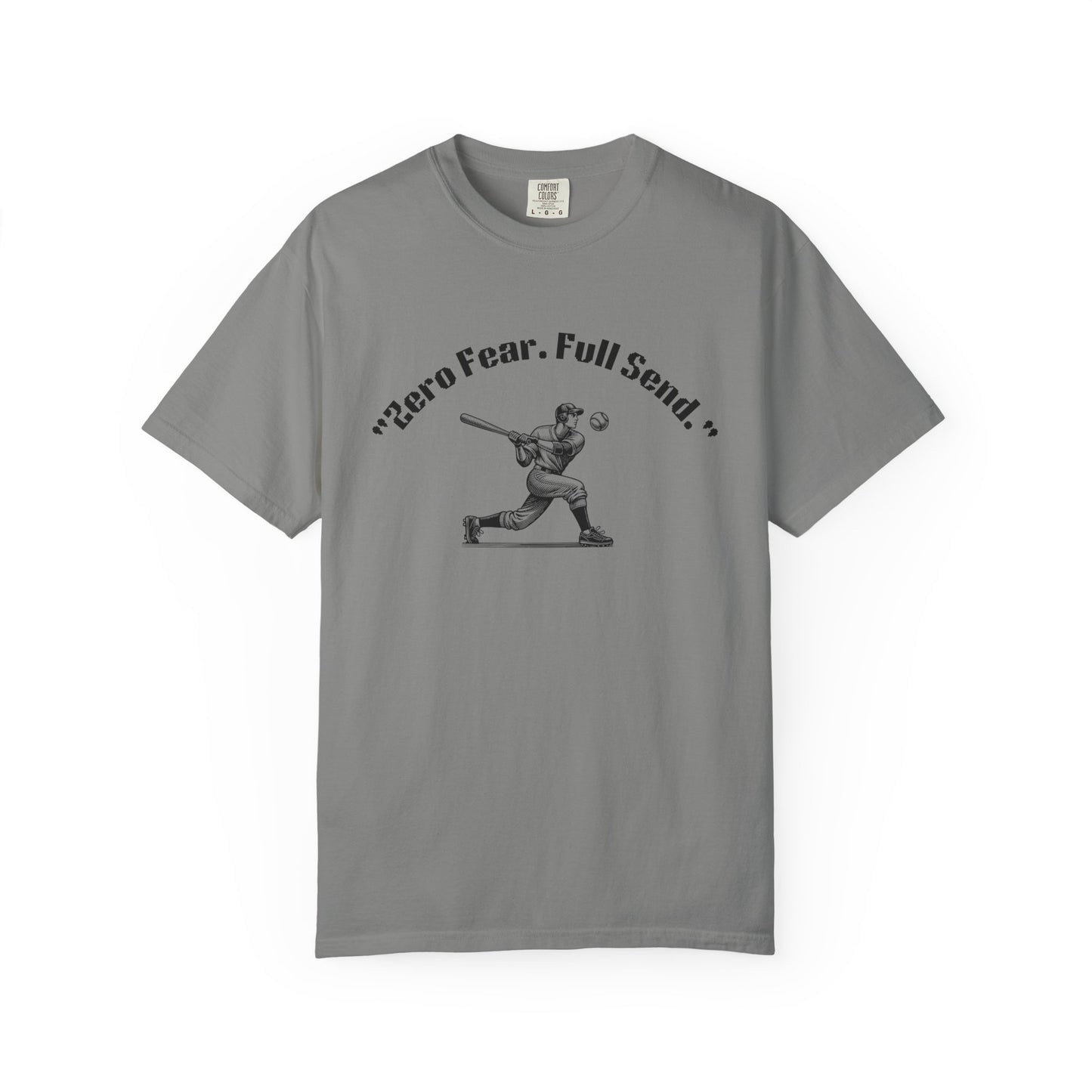 Youth Garment-Dyed T-shirt Zero Fear Full Send Moto Tee