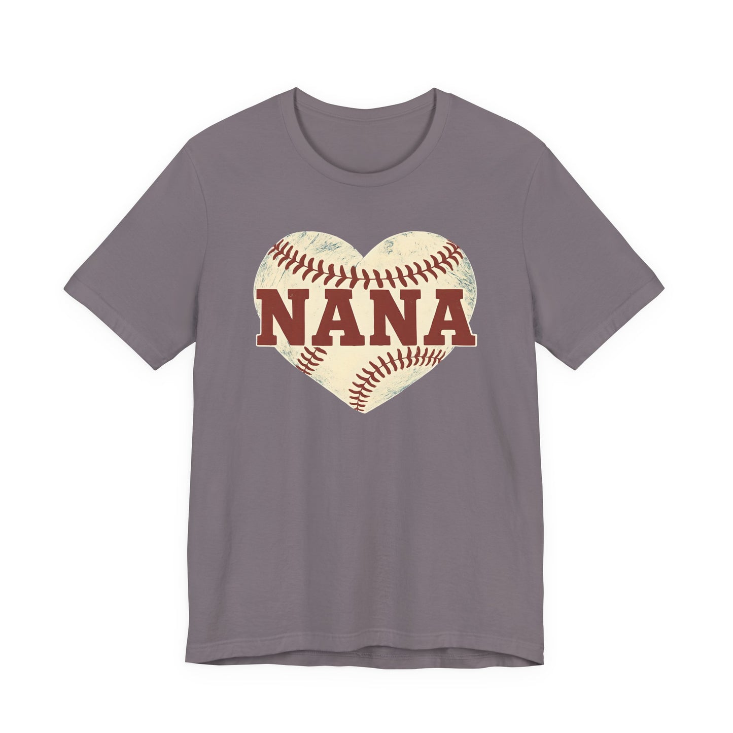 Nana Baseball Heart Tee, Unisex T-Shirt for Grandparents, Gifts for Mother's Day, Soft Cotton Tee, Family Love Shirt