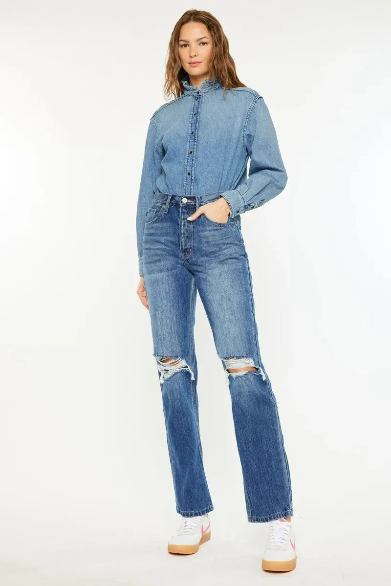 Ultra High Rise 90's Kancan Boyfriend Jeans
