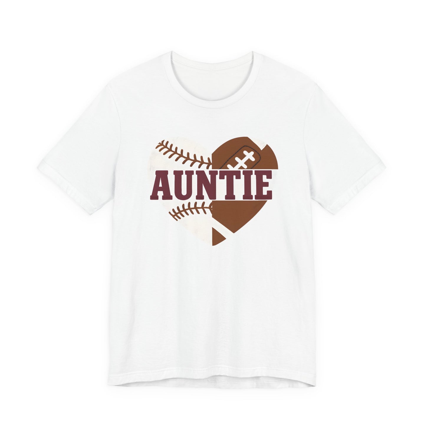 Sporty Auntie Baseball and Football Unisex Tee