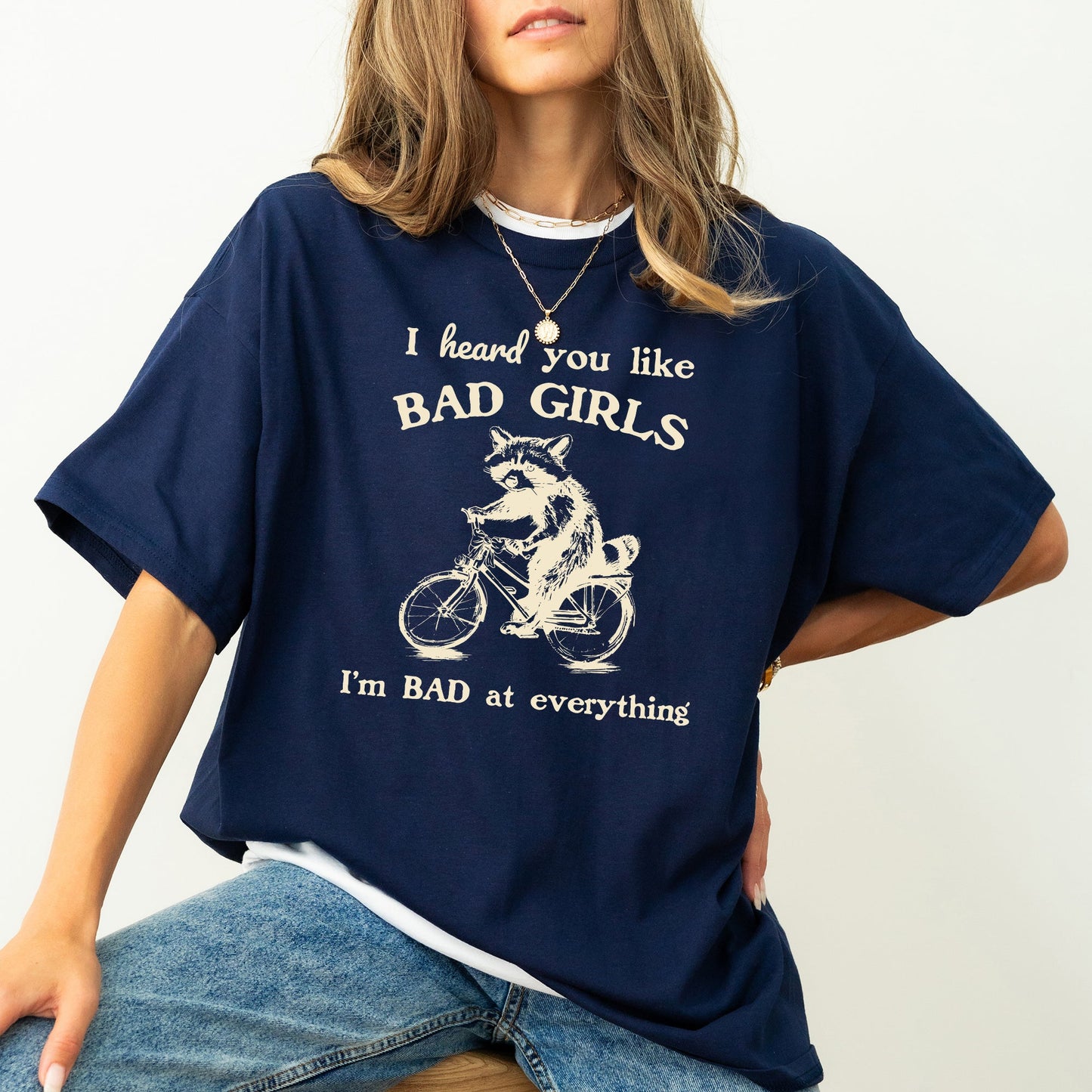 Bad Girls, Raccoon, Funny, Aesthetic Meme, Comfort Colors Tshirt