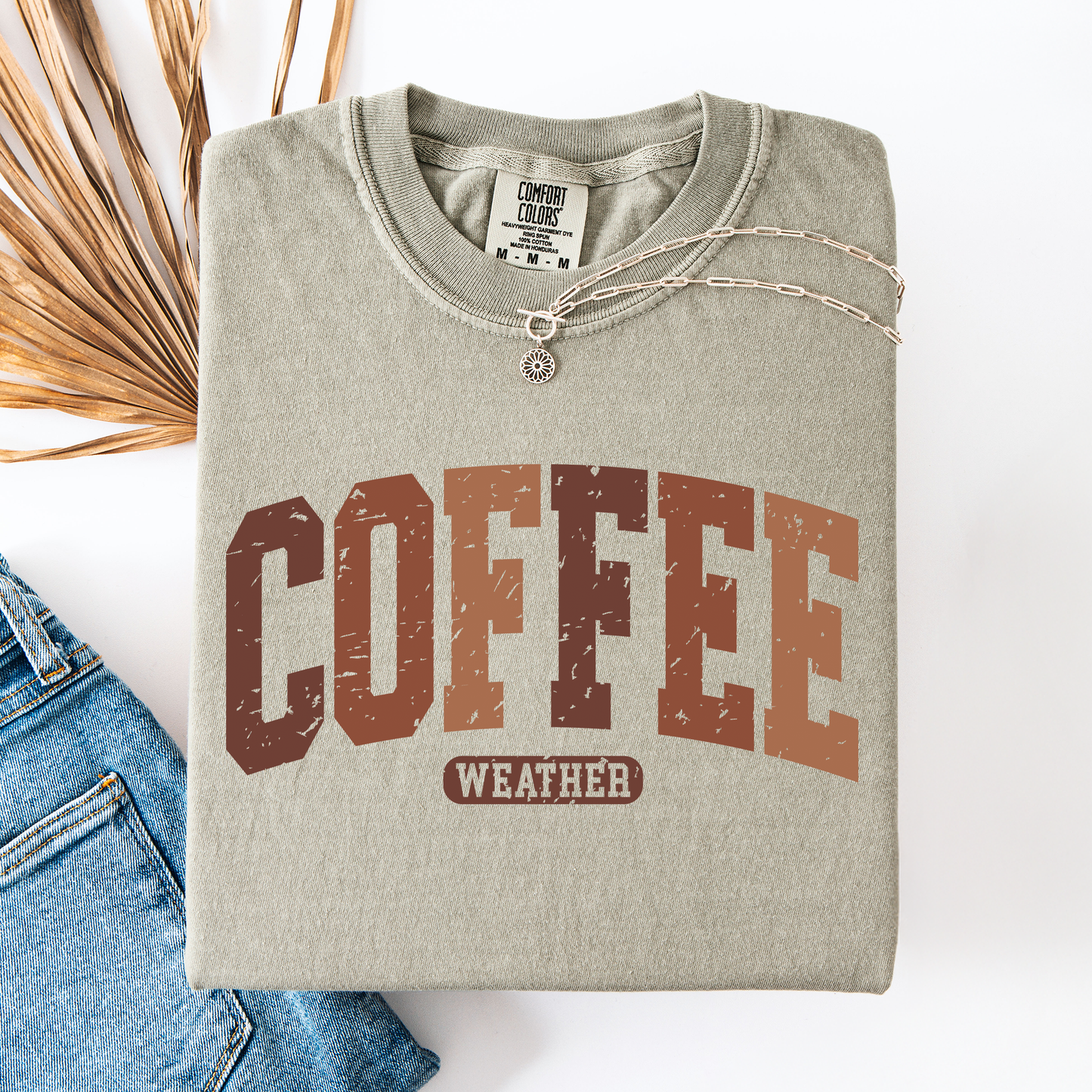 Coffee Weather, Pumpkin, Autumn, Fall, Comfort Colors T-Shirt